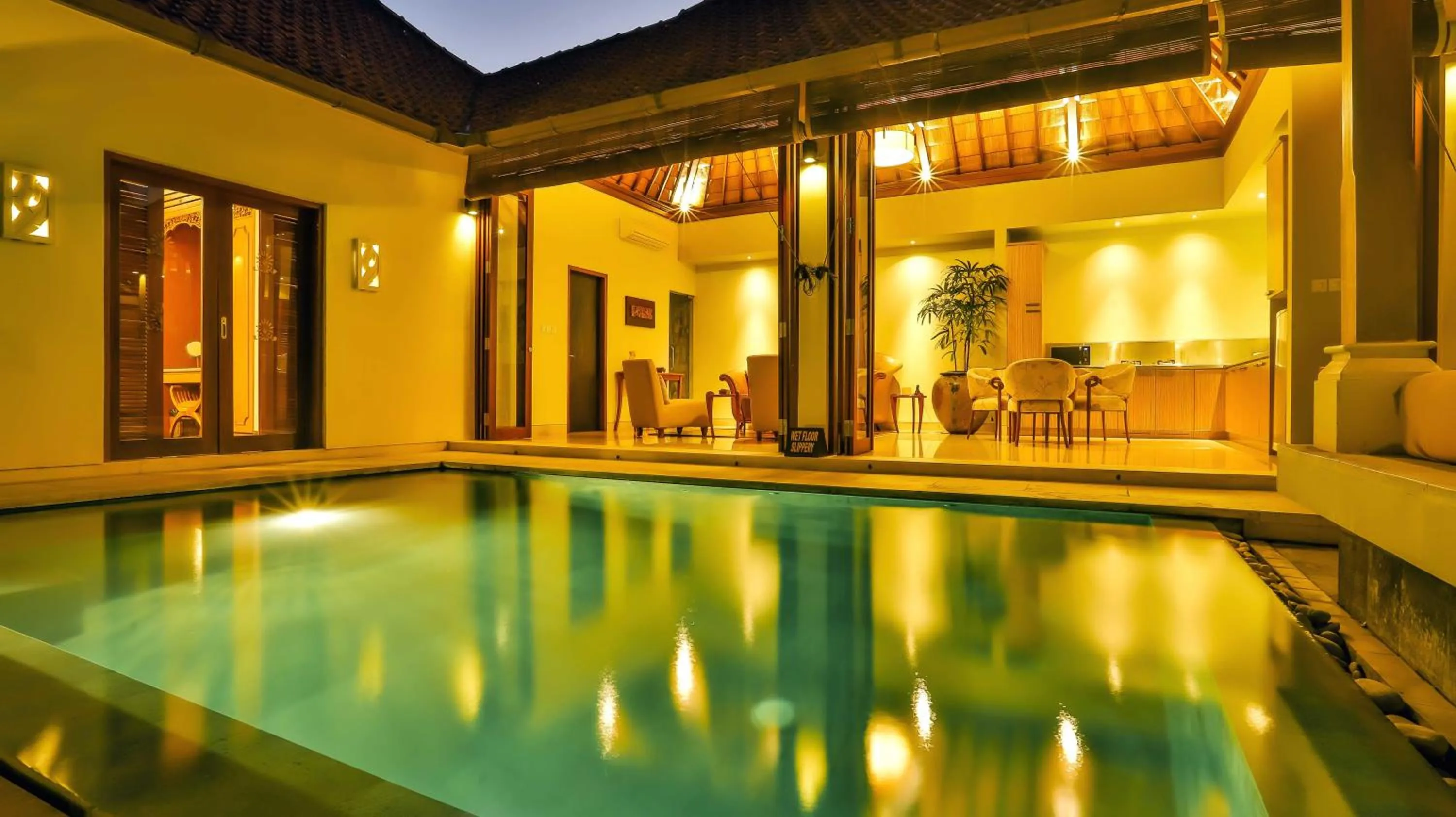 Swimming pool in DISINI Luxury Spa Villas-CHSE Certified