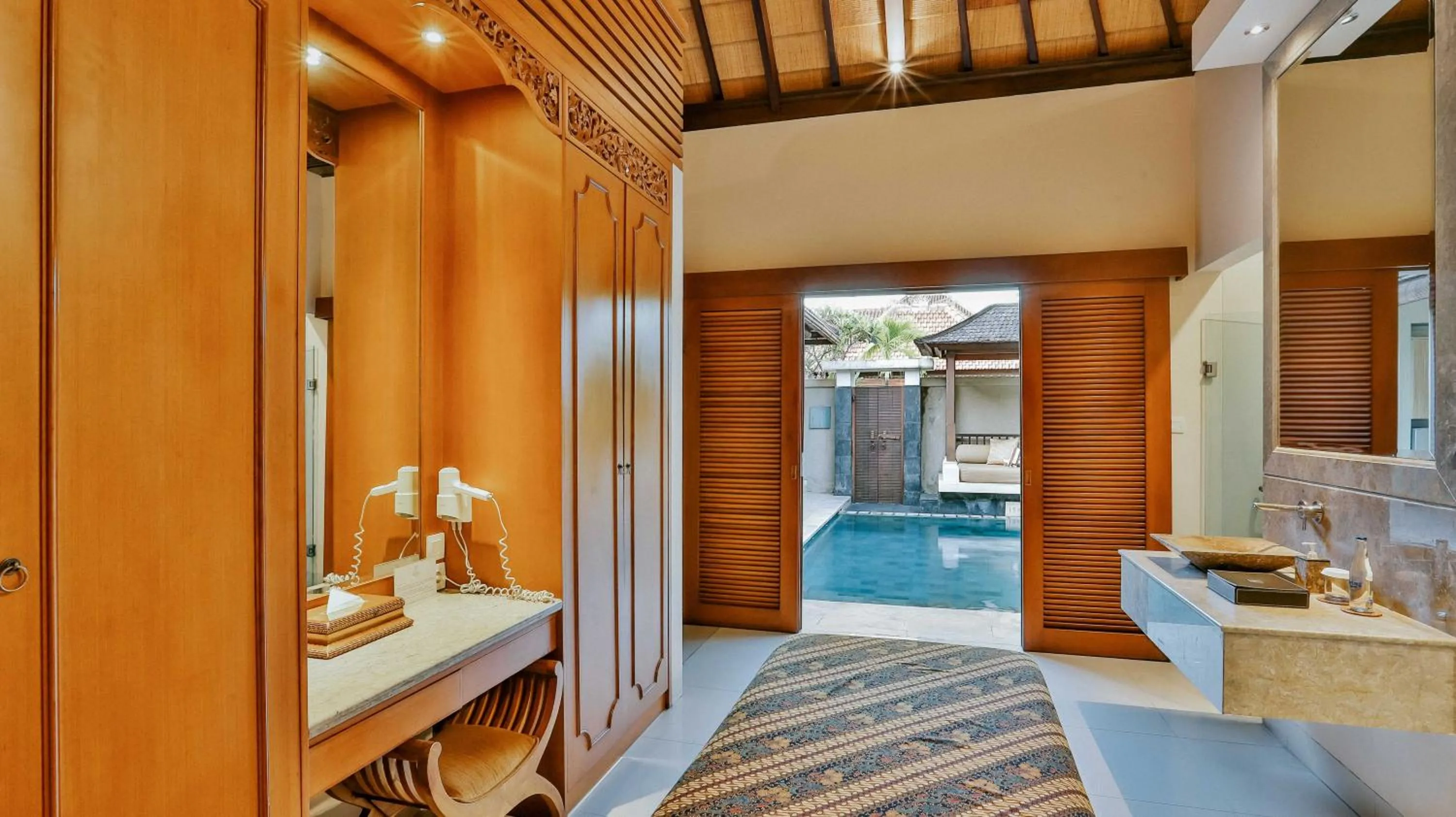 Pool view in DISINI Luxury Spa Villas-CHSE Certified