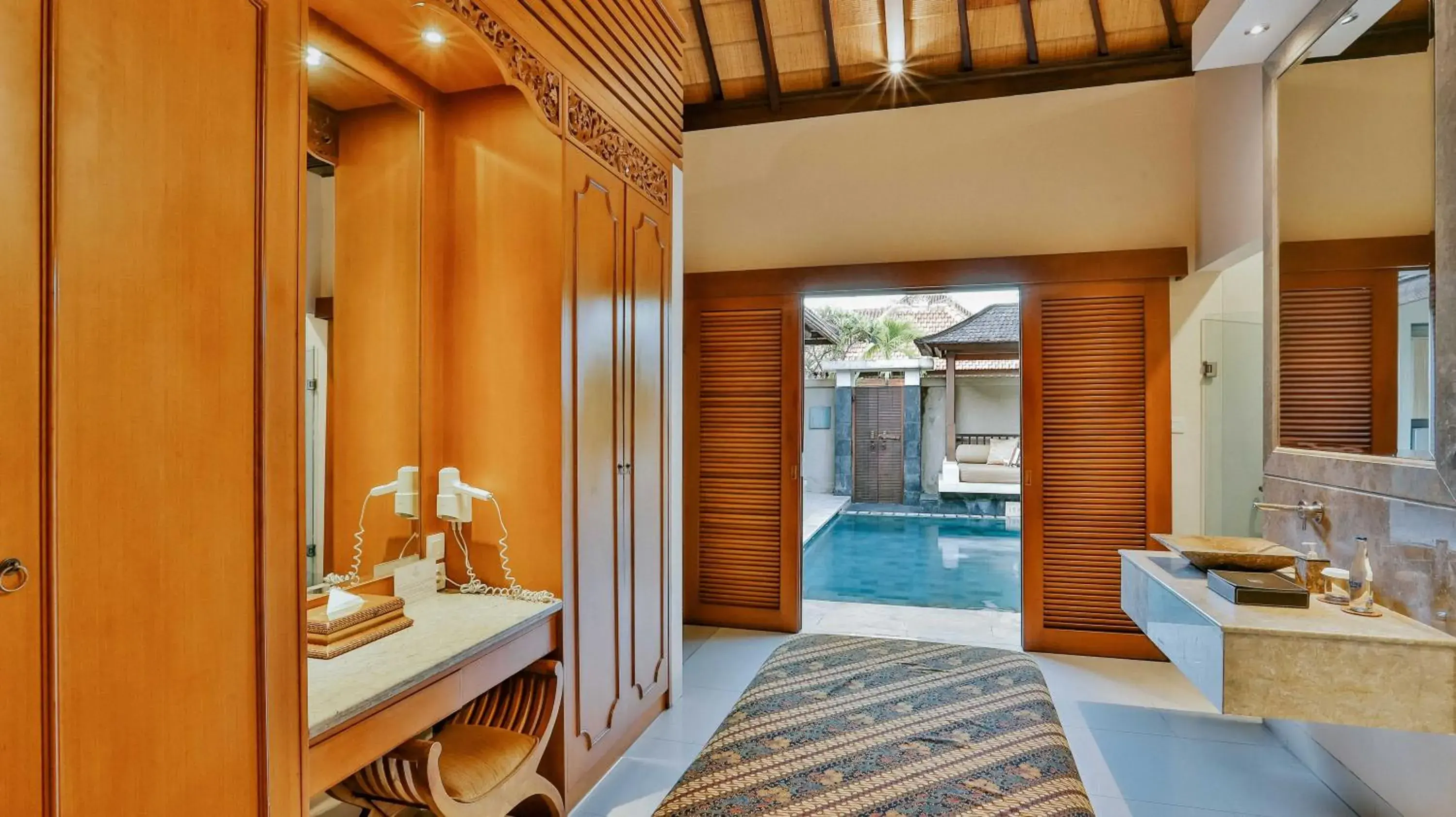 Pool view in DISINI Luxury Spa Villas-CHSE Certified Pool view in DISINI Luxury Spa Villas-CHSE Certified