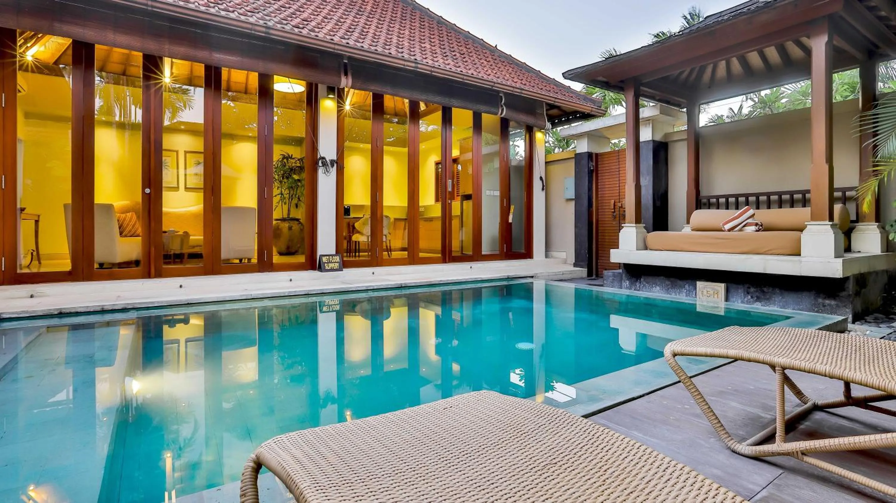 Swimming pool in DISINI Luxury Spa Villas-CHSE Certified