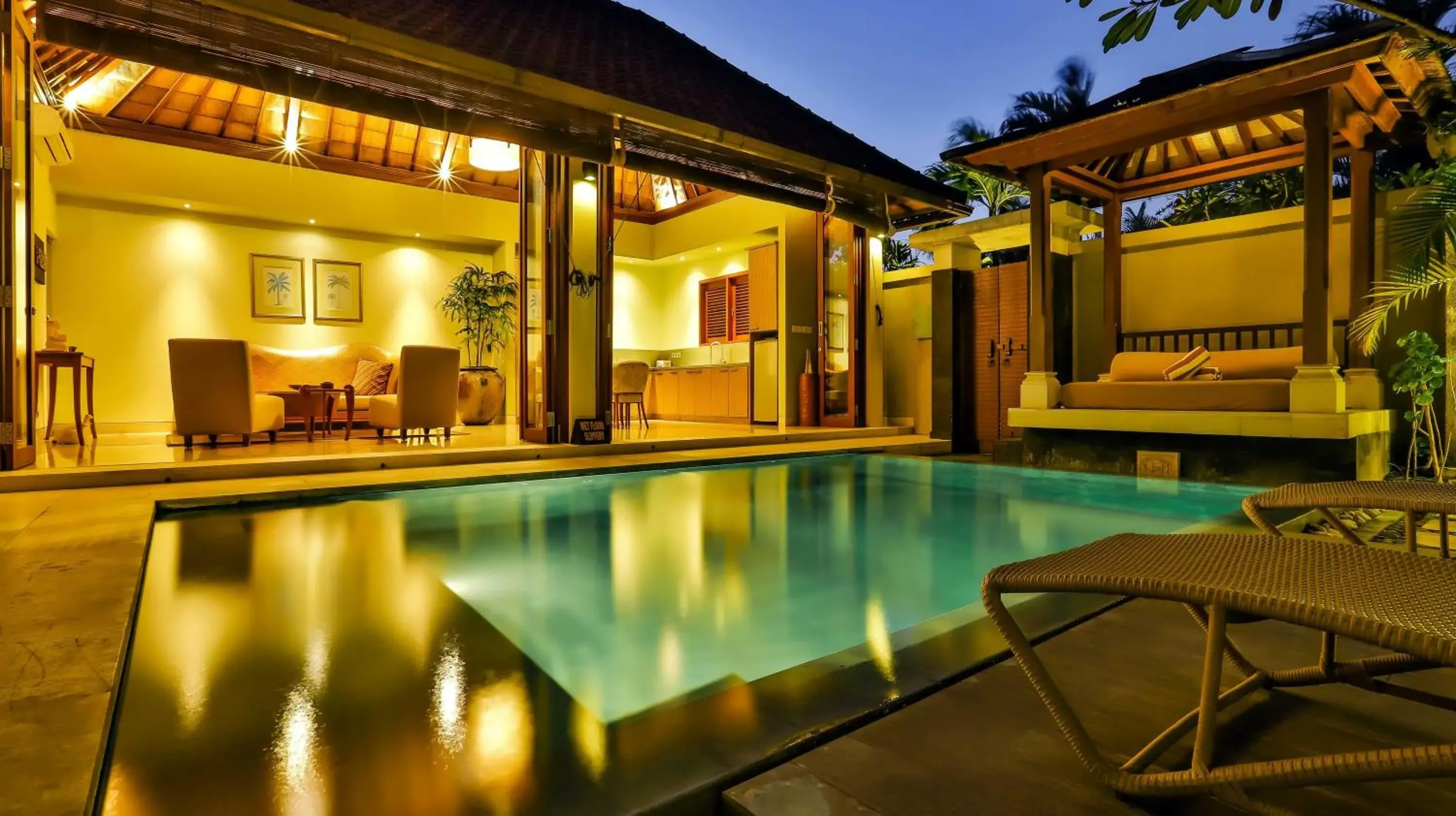 Pool view in DISINI Luxury Spa Villas-CHSE Certified Pool view in DISINI Luxury Spa Villas-CHSE Certified