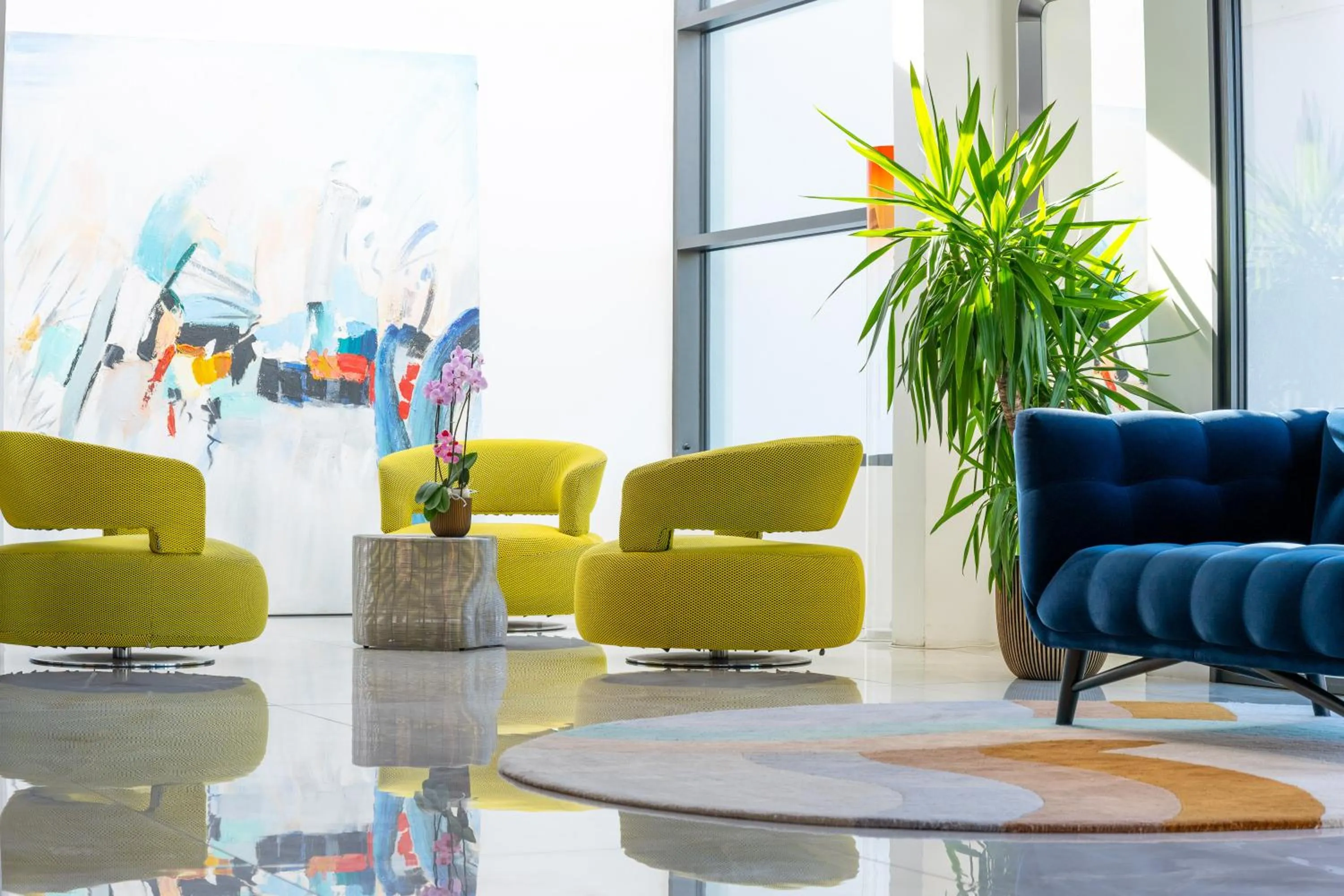 Lobby or reception in Calvi Hôtel