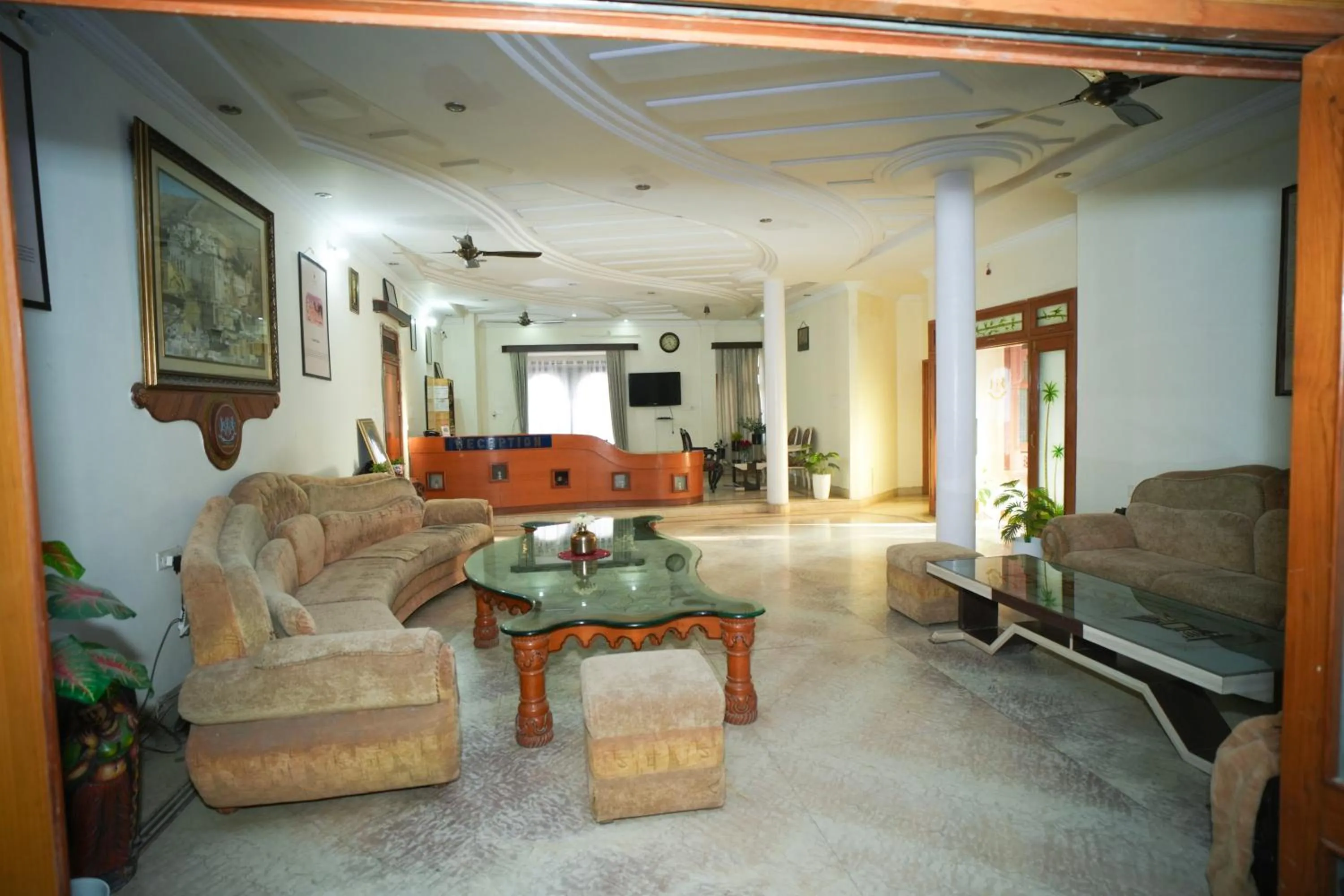Seating area in Pratapgarh Haveli
