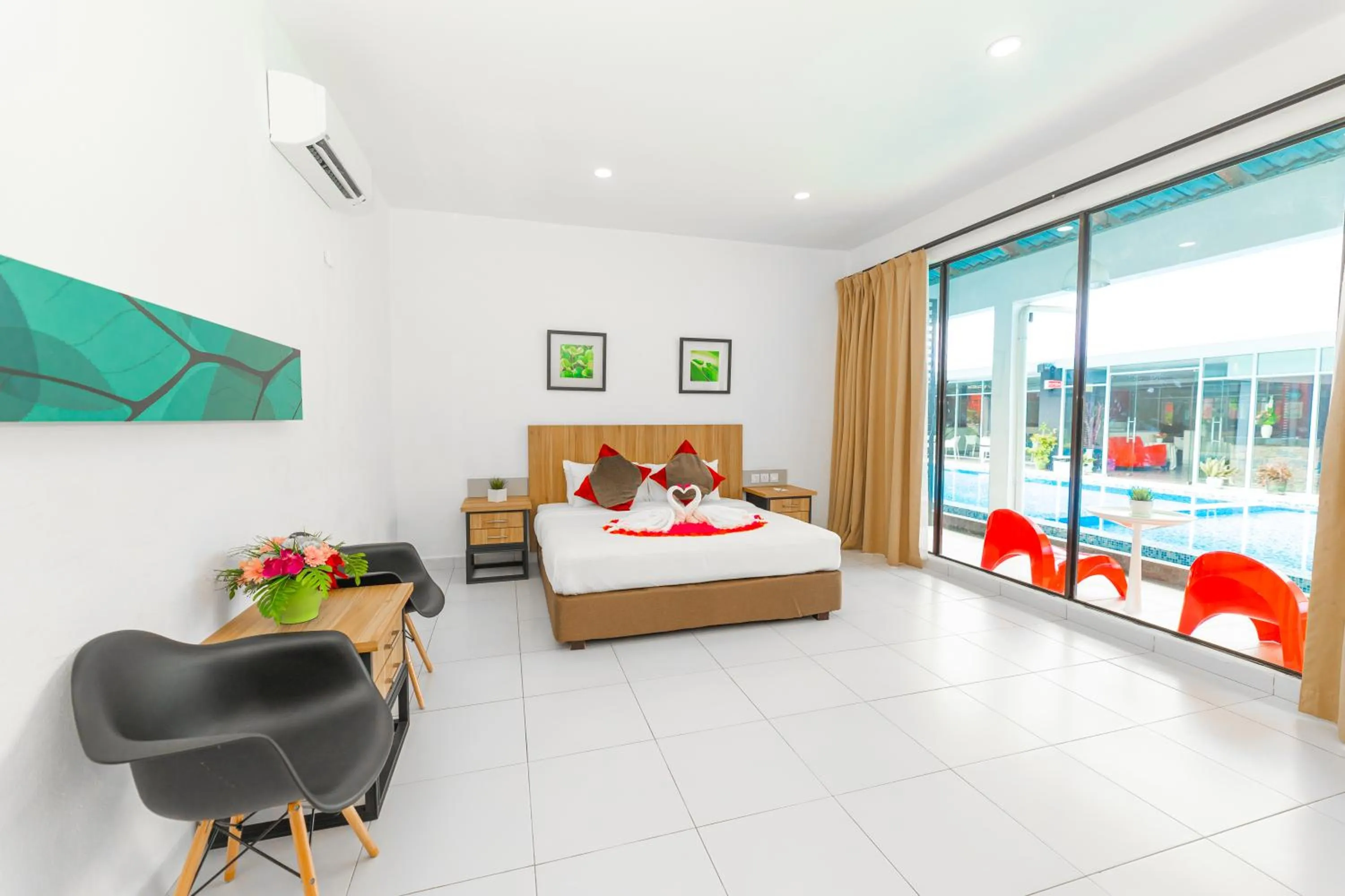 Bed in The Villa Langkawi