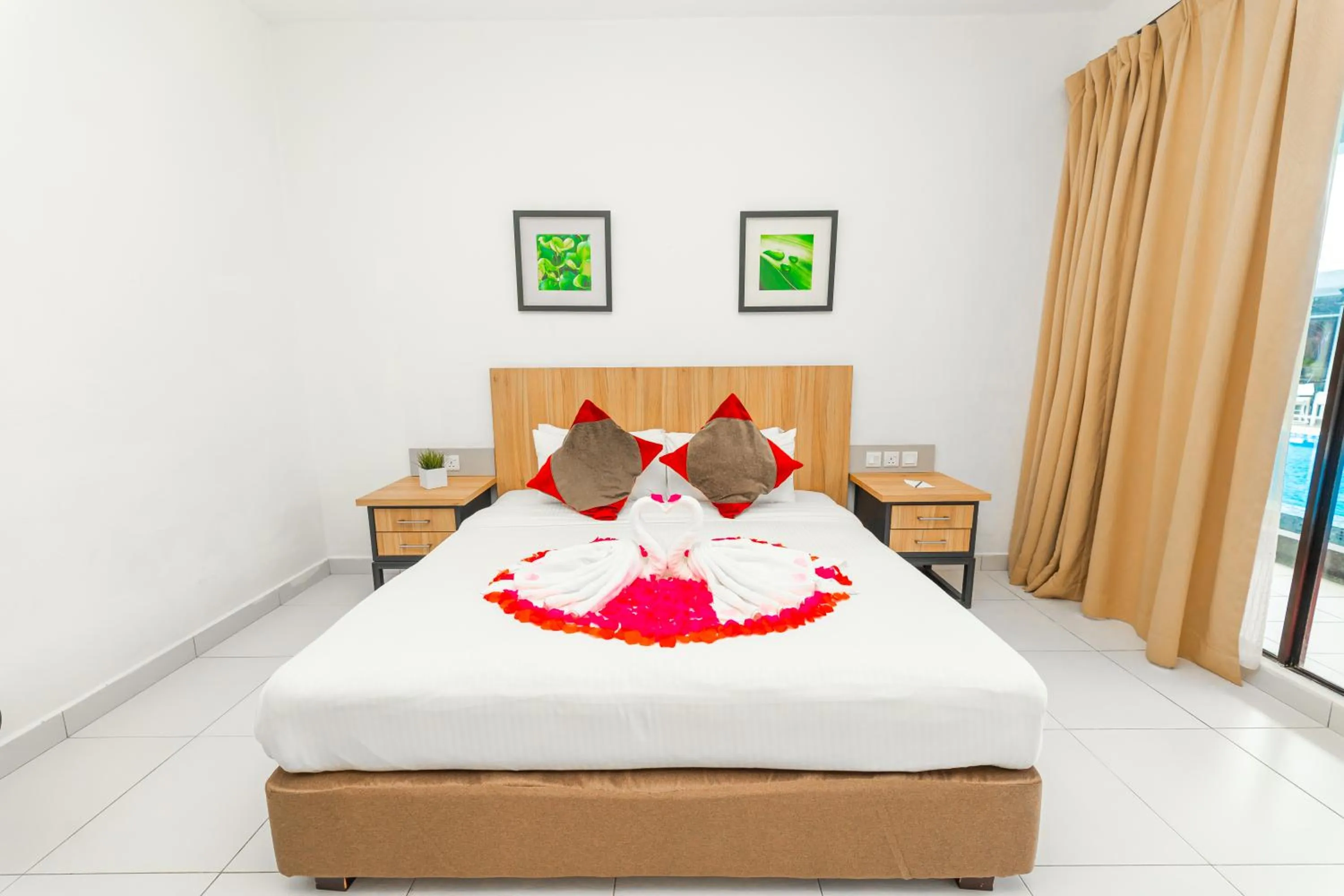 Decorative detail, Bed in The Villa Langkawi