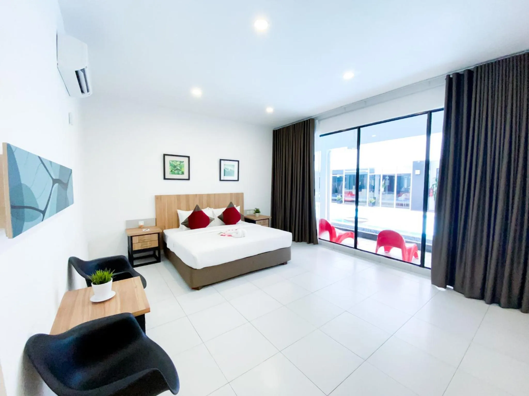 Bed in The Villa Langkawi