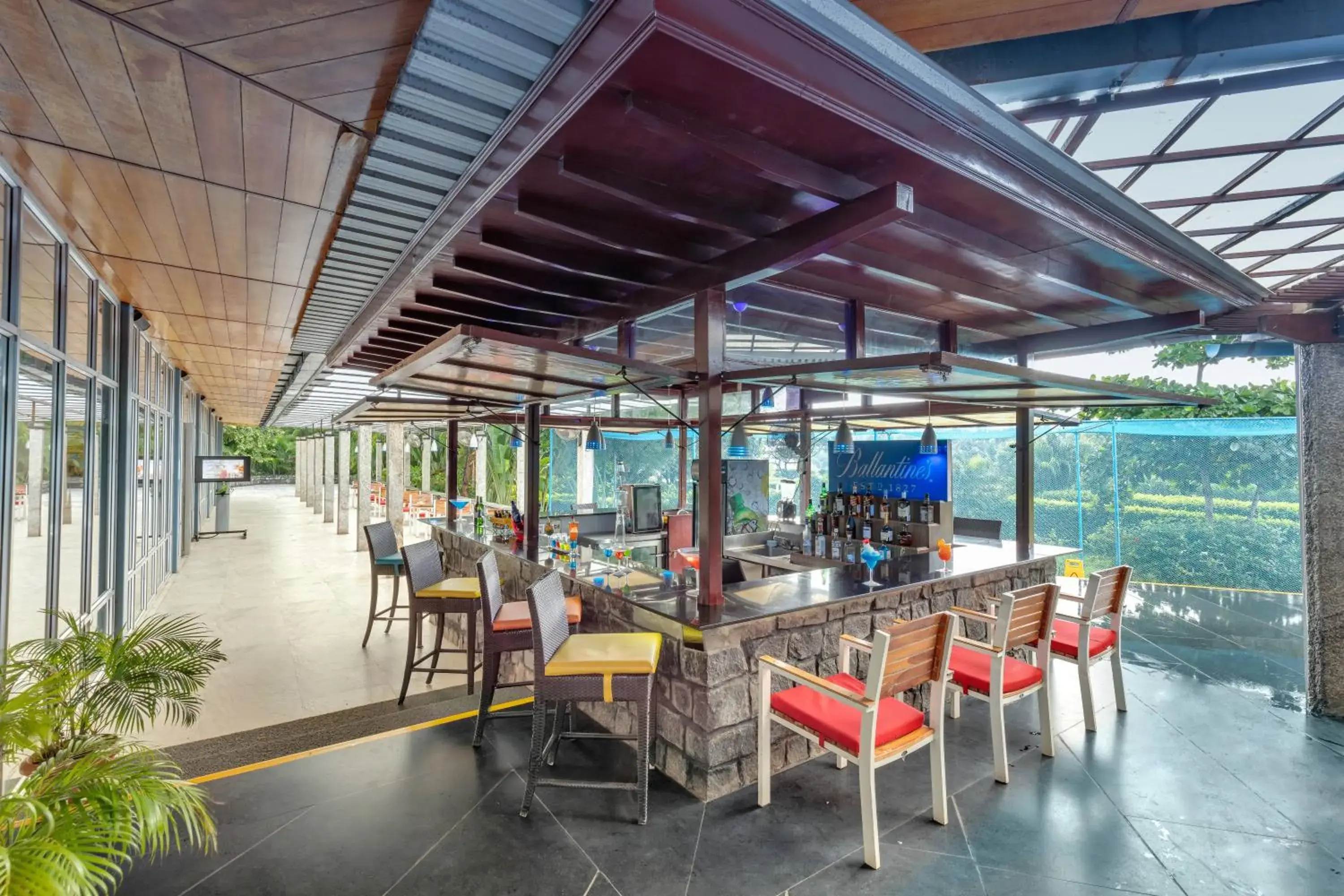 Lounge or bar in Club Mahindra Puducherry Lounge or bar in Club Mahindra Puducherry