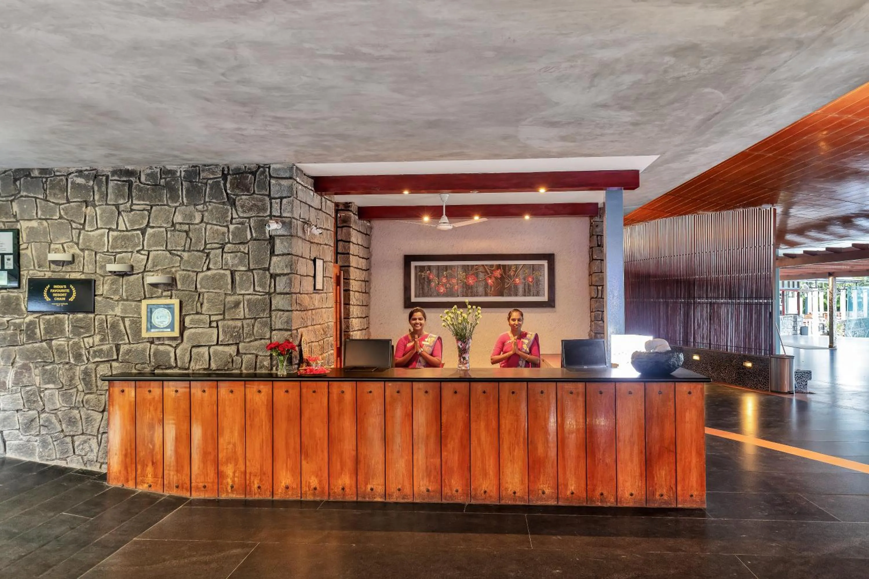 Lobby or reception in Club Mahindra Puducherry