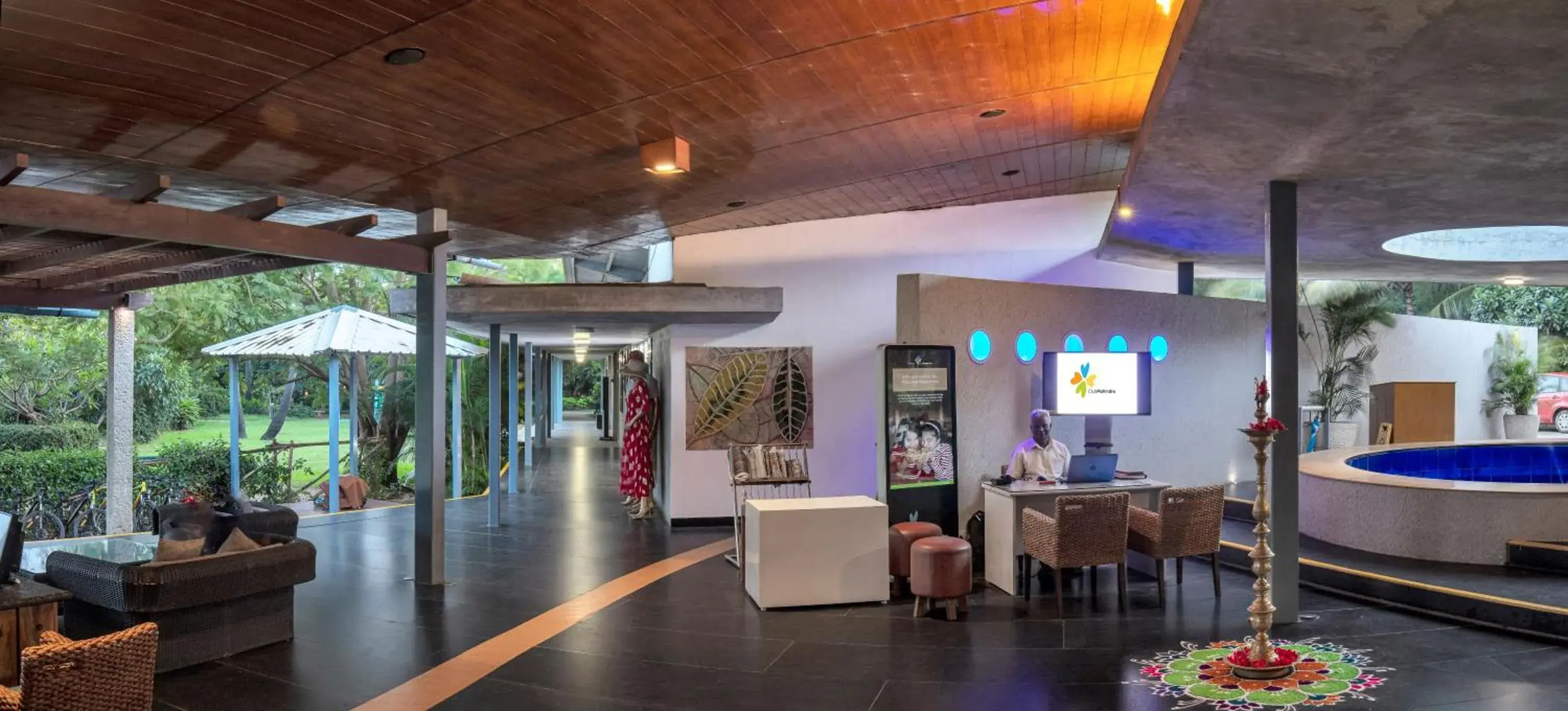 Lobby or reception in Club Mahindra Puducherry Lobby or reception in Club Mahindra Puducherry