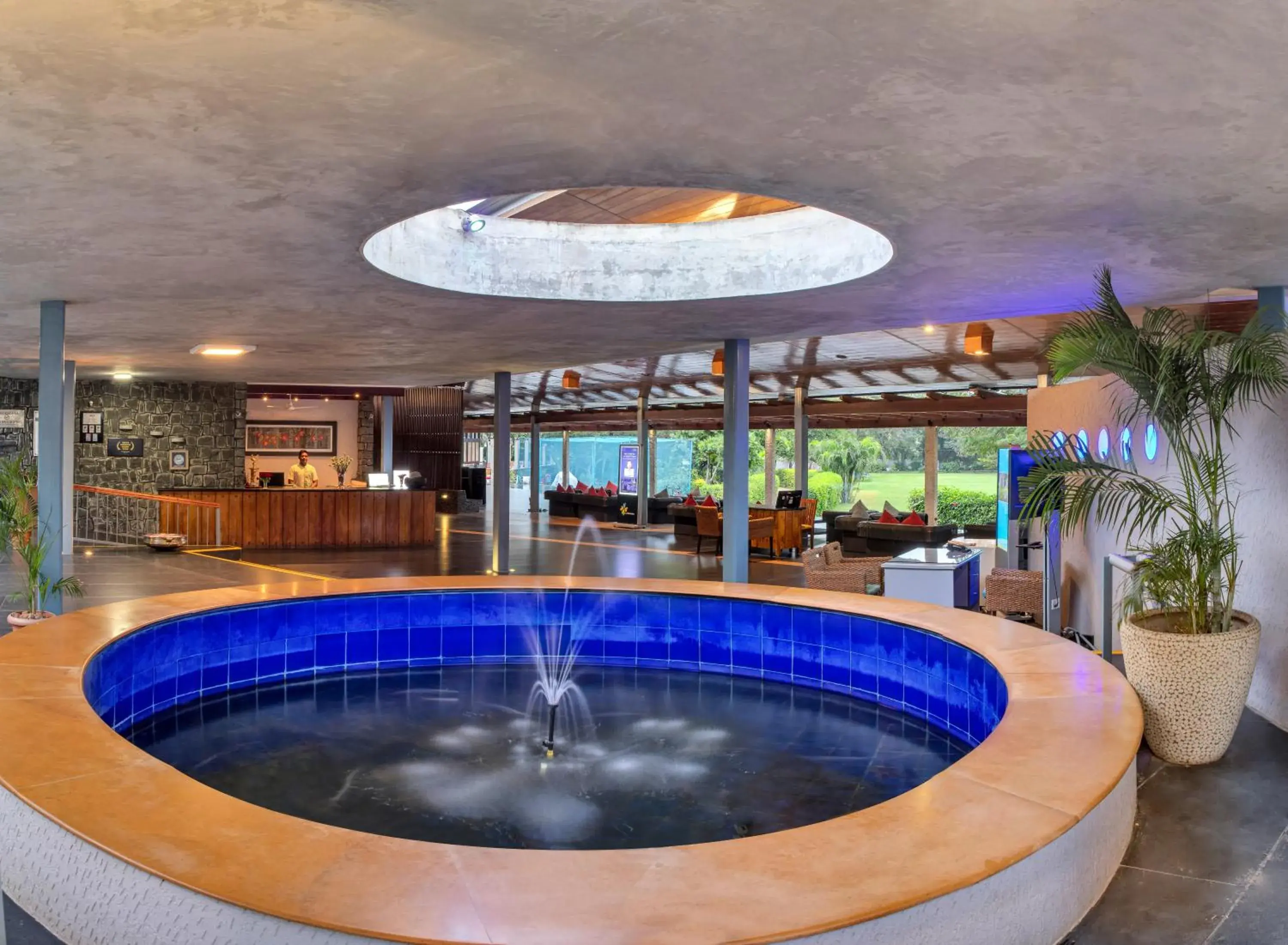 Lobby or reception in Club Mahindra Puducherry Lobby or reception in Club Mahindra Puducherry