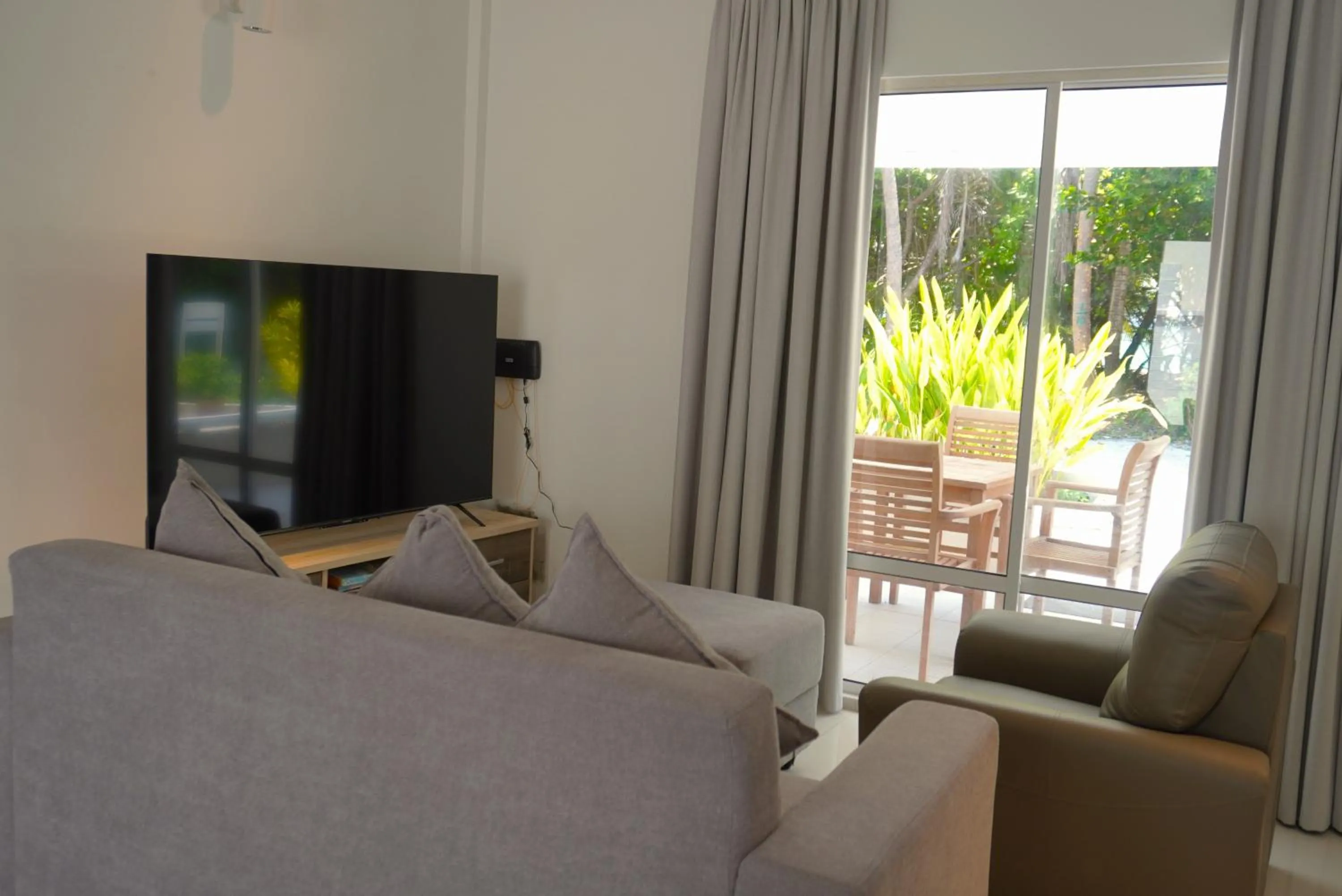 Living room in TME Retreats Dhigurah