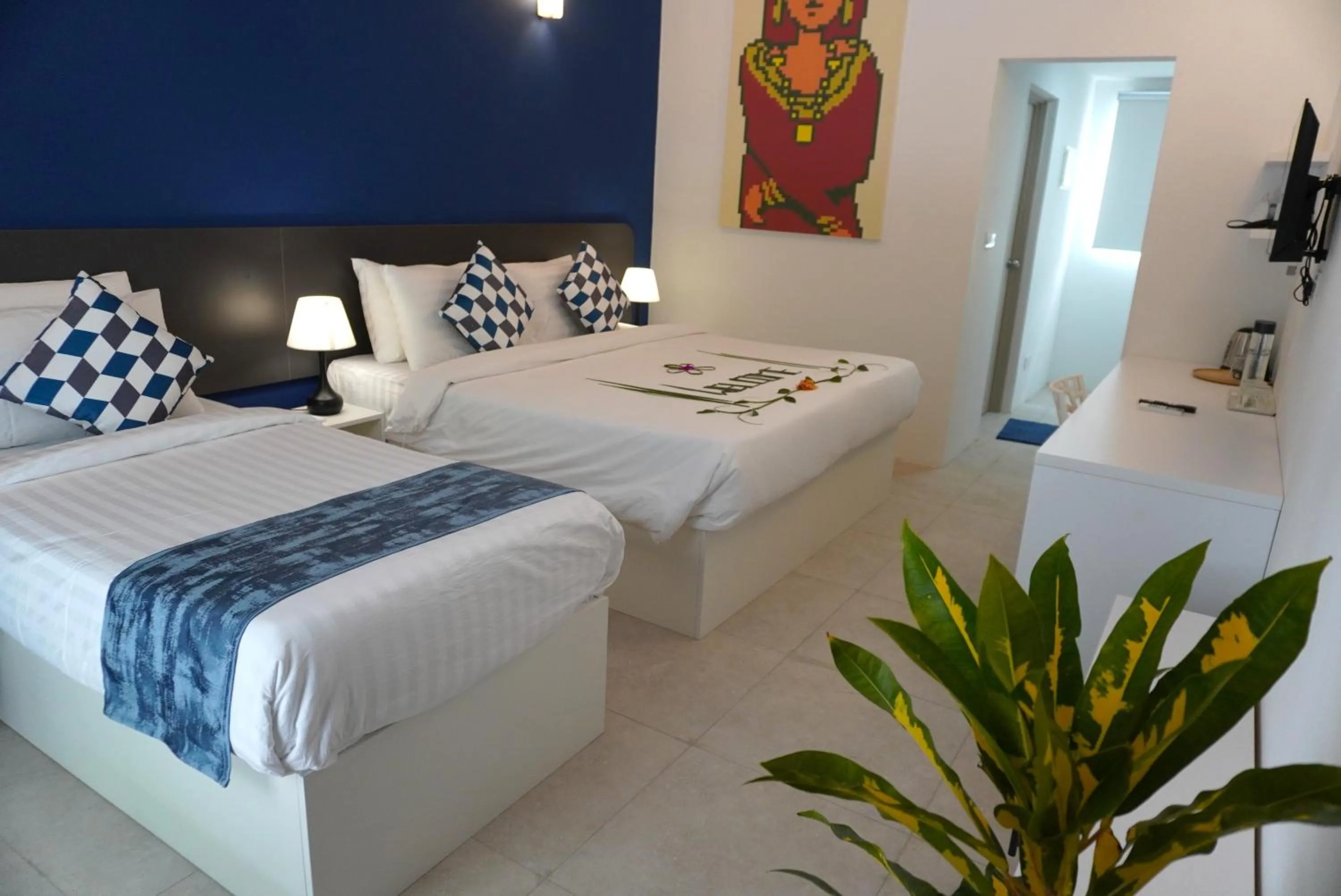 Bedroom, Bed in TME Retreats Dhigurah