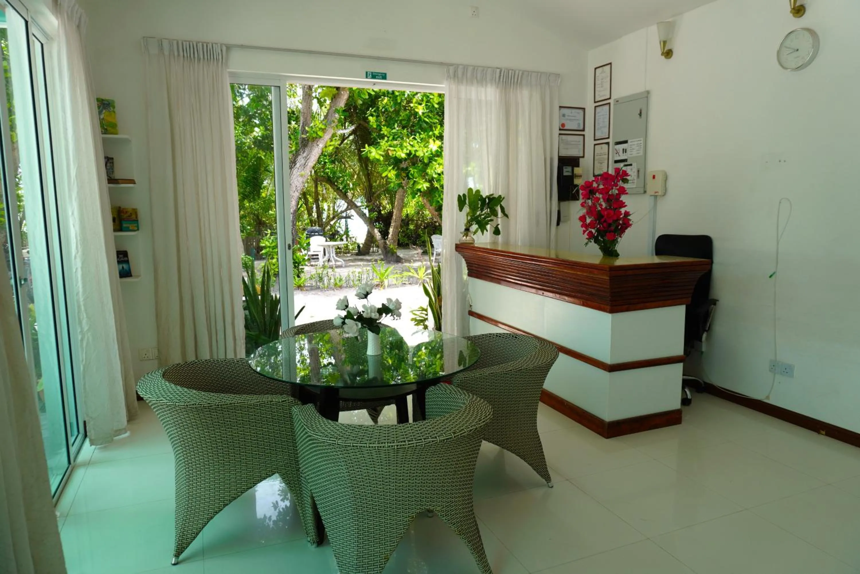 Lobby or reception in TME Retreats Dhigurah