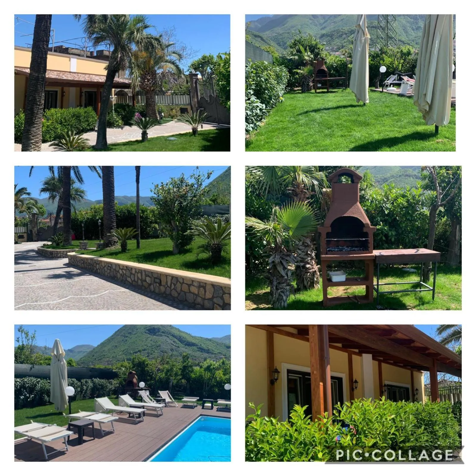 Garden view in VILLA LUCIA