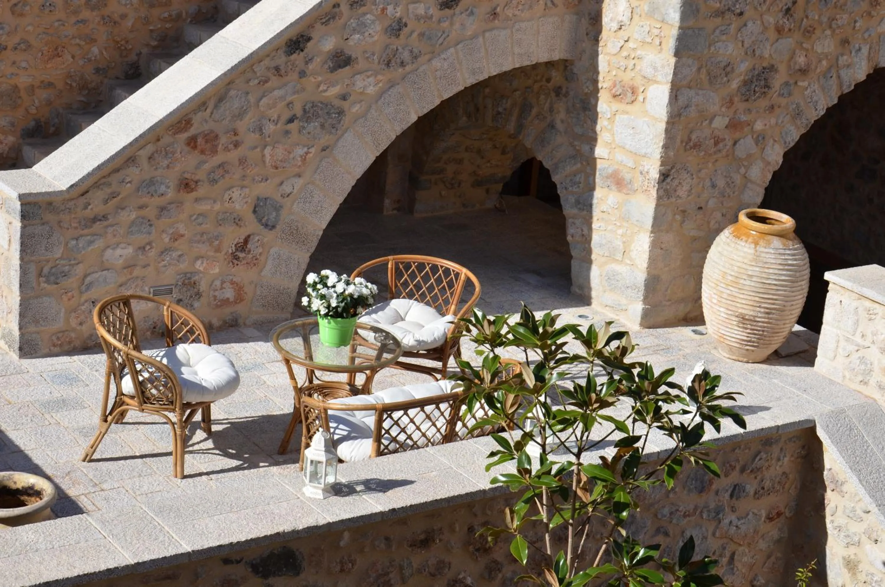 Balcony/Terrace in Archontiko Chioti