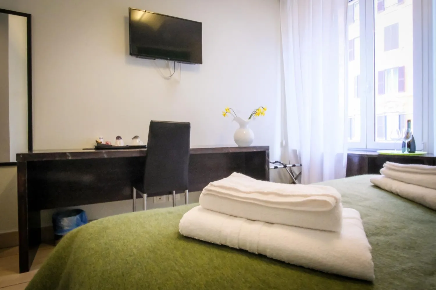 Bed in Mocenigo Vatican Suites
