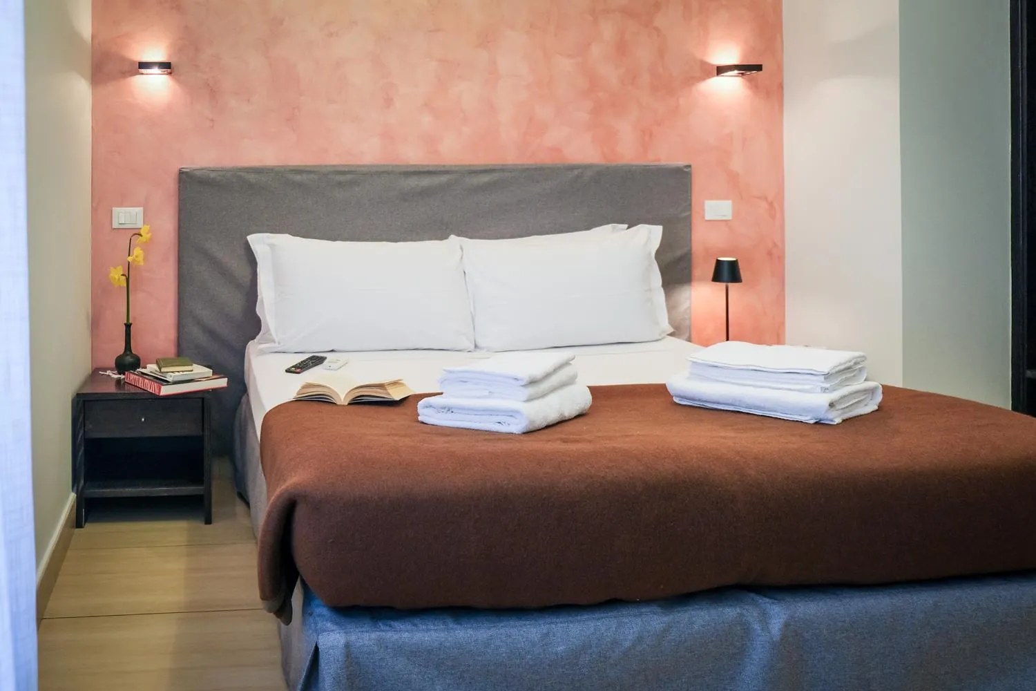 Bed in Mocenigo Vatican Suites