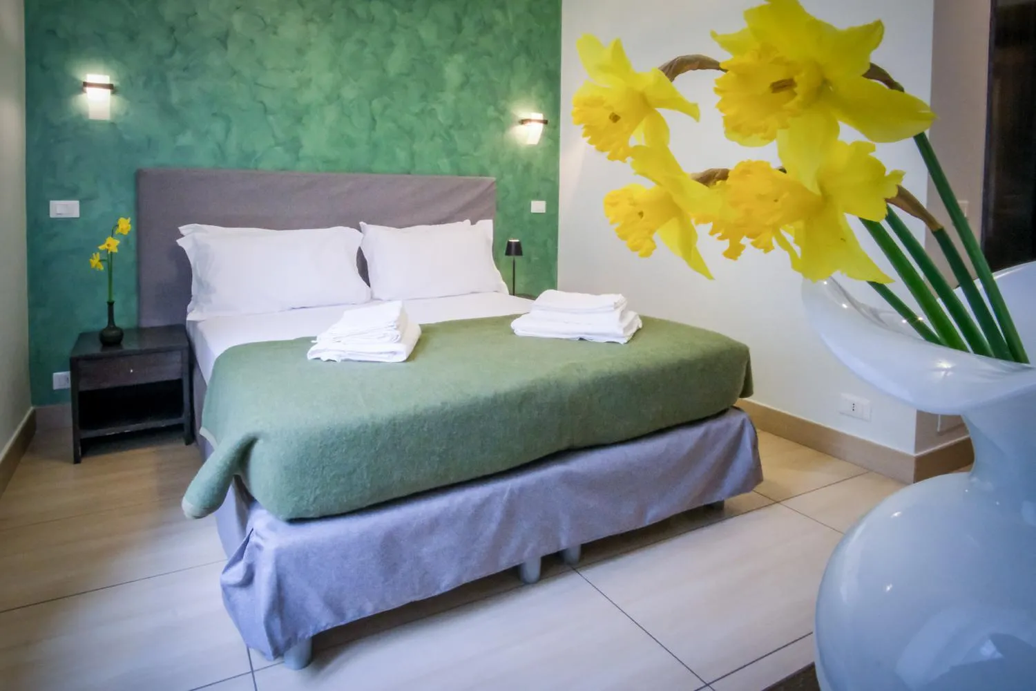 Bed in Mocenigo Vatican Suites