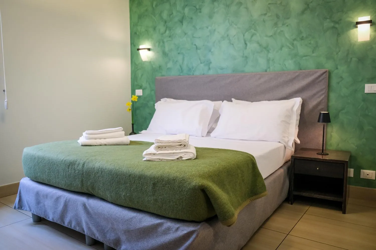Bed in Mocenigo Vatican Suites
