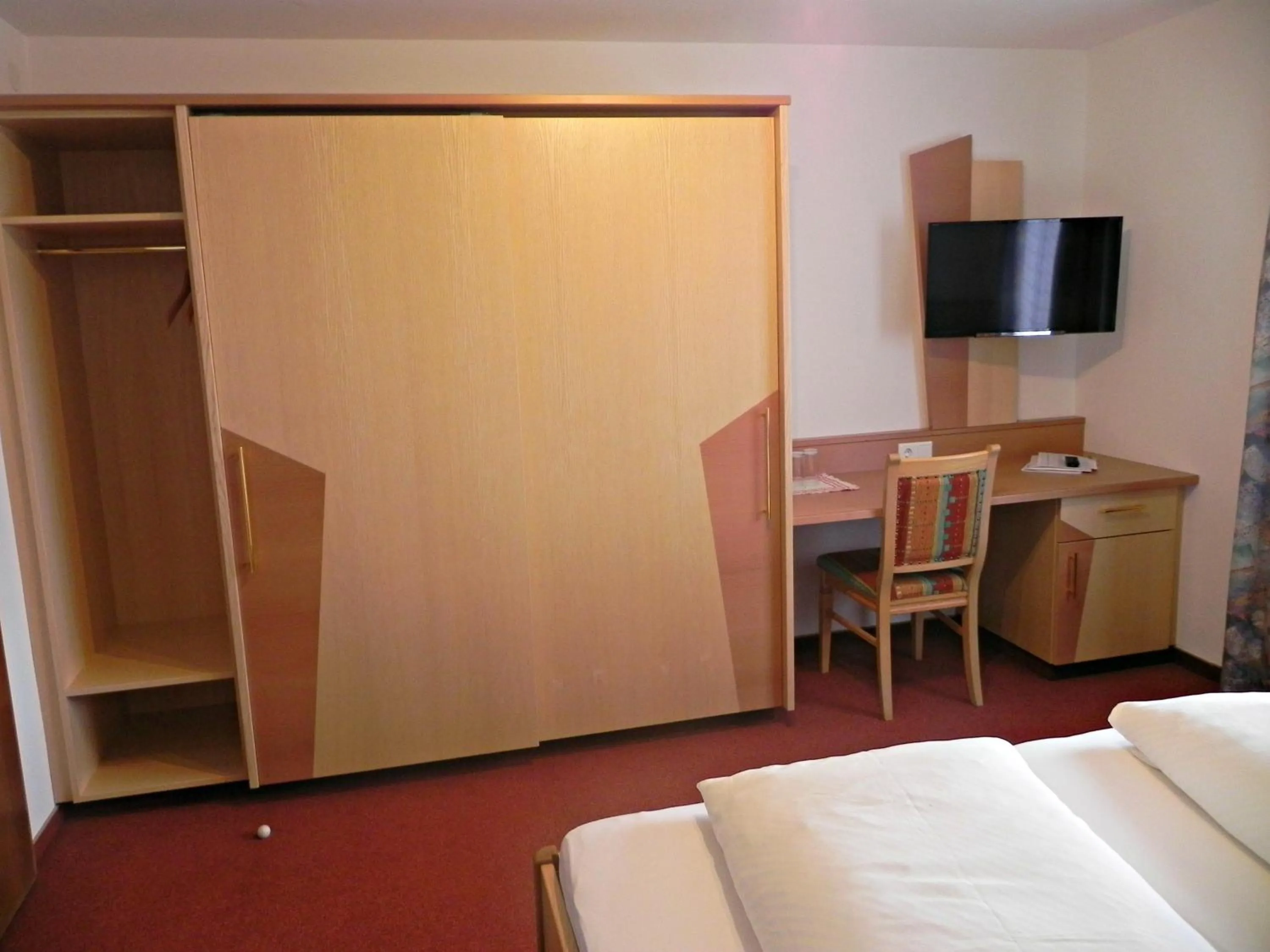 Decorative detail, Bed in Hotel-Restaurant Sonnhof