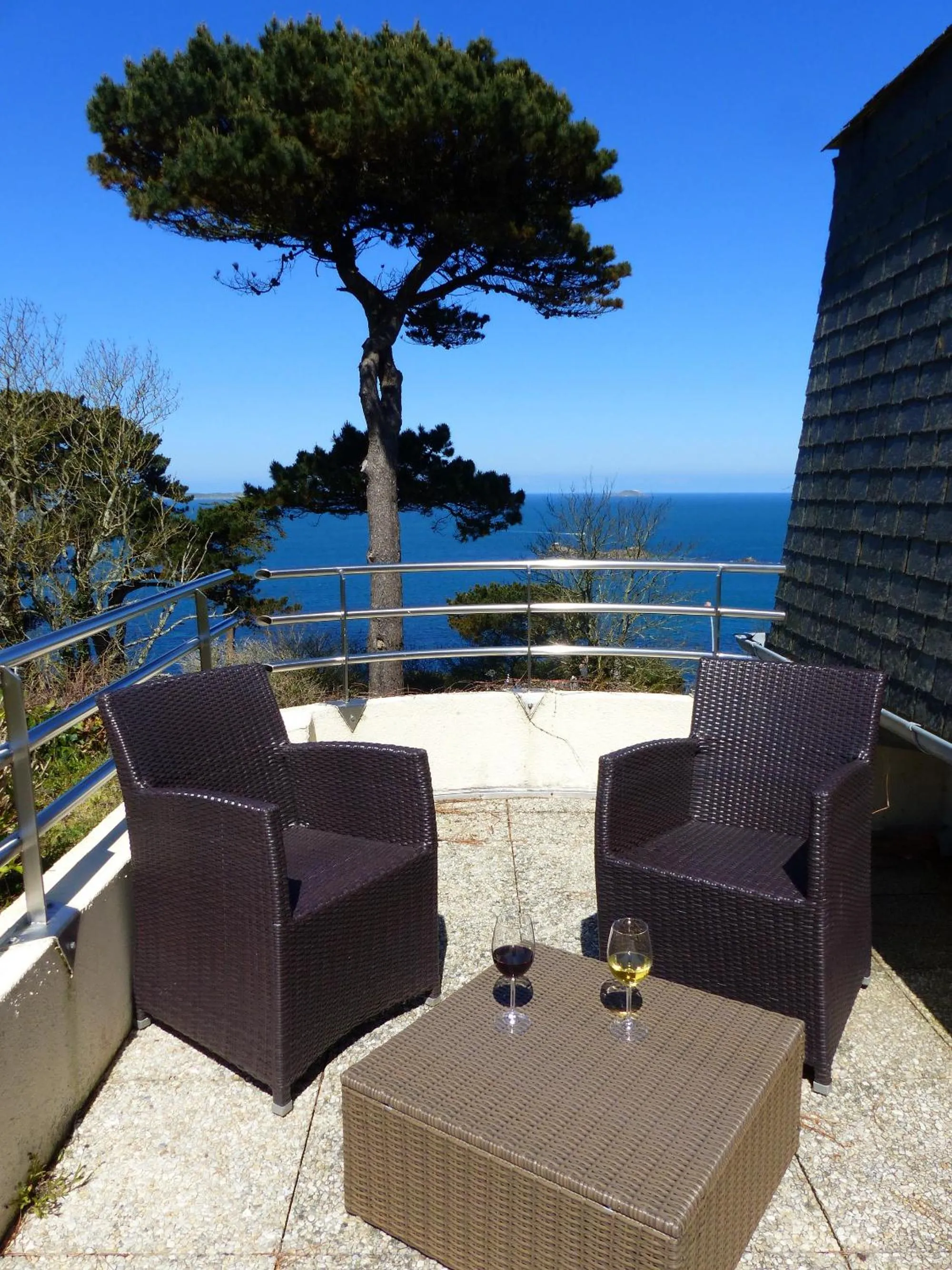 Patio in Villa Les Hydrangéas