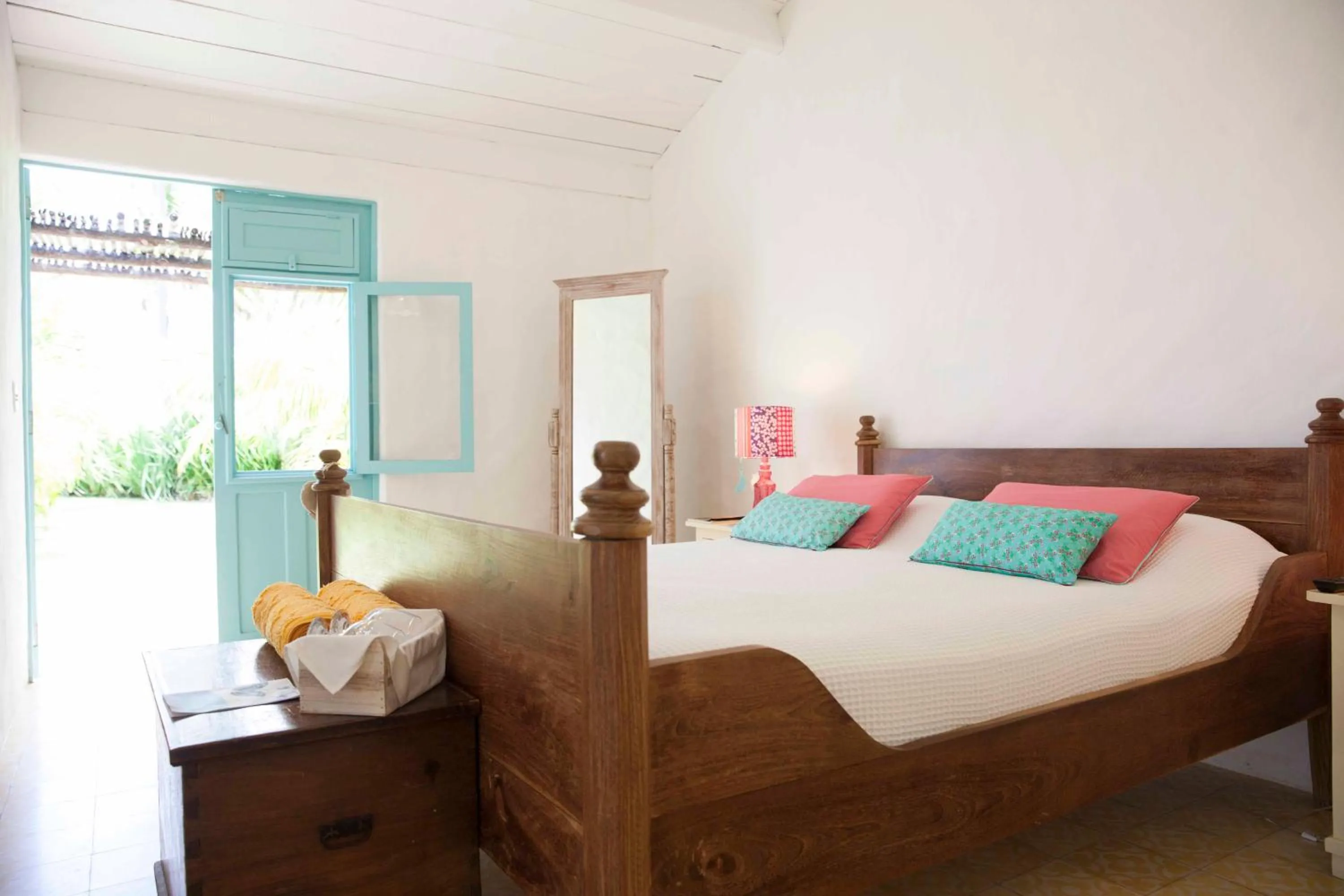 Bed in Pousada Patacho