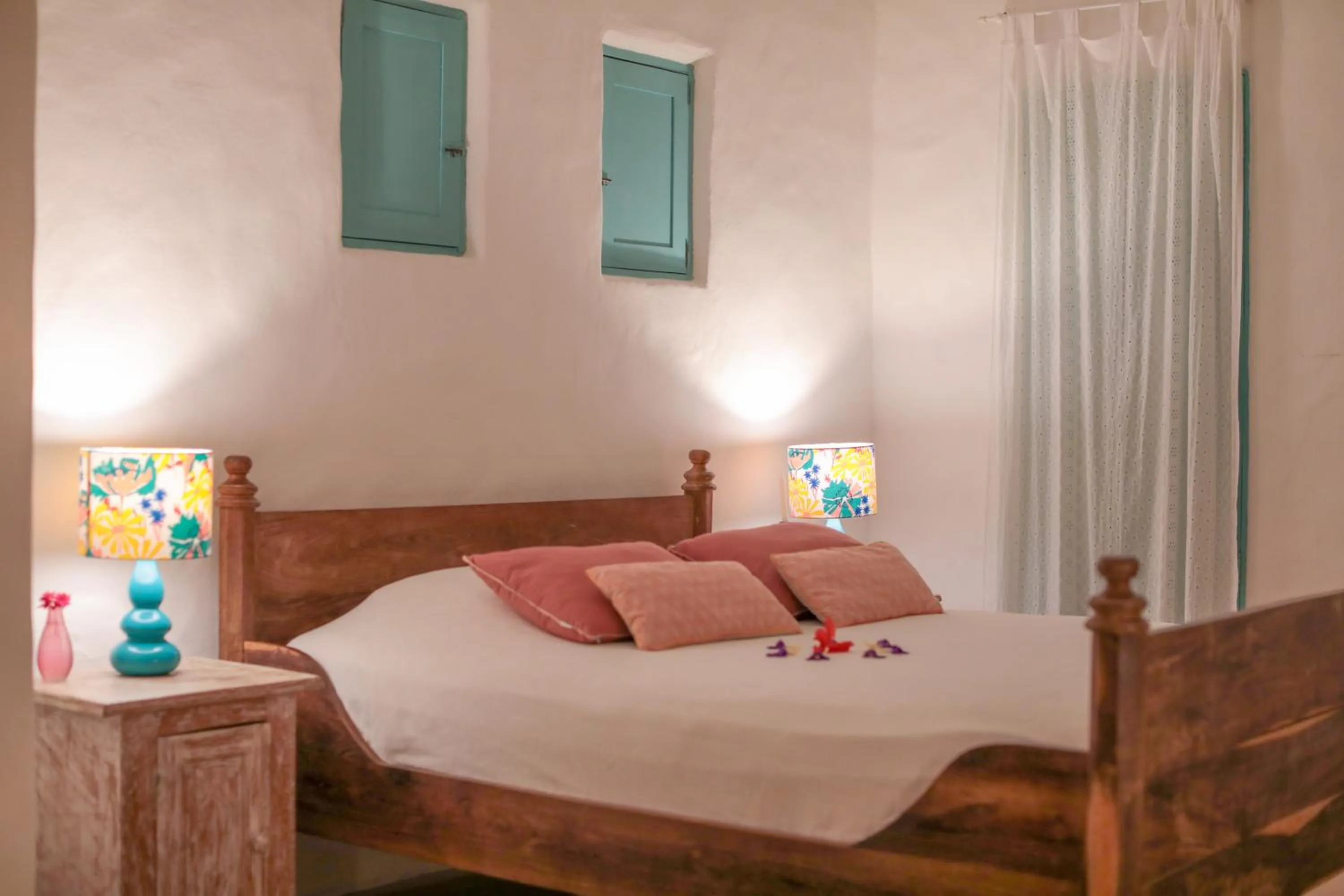 Bed in Pousada Patacho