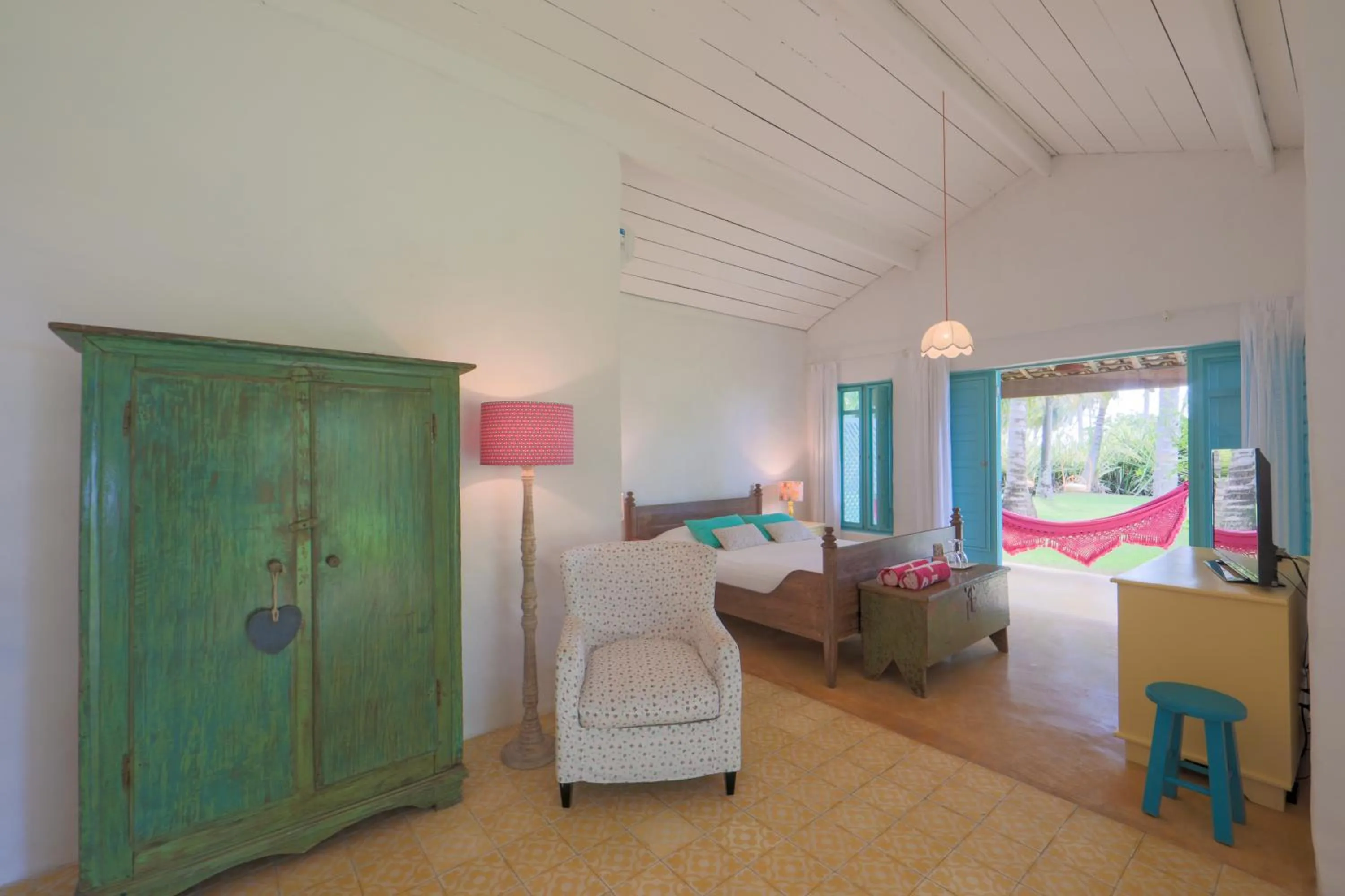 Bed in Pousada Patacho