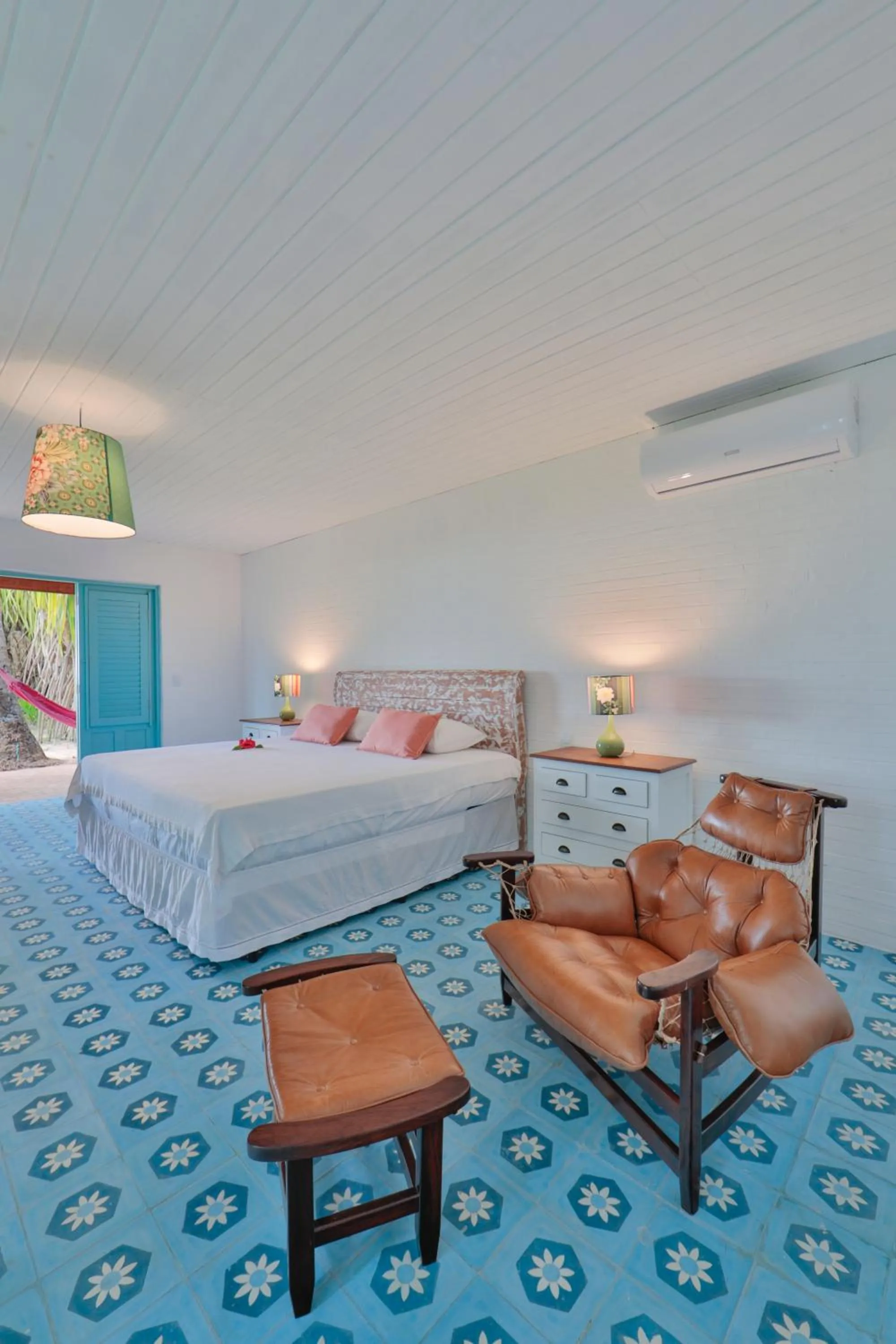 Bed in Pousada Patacho