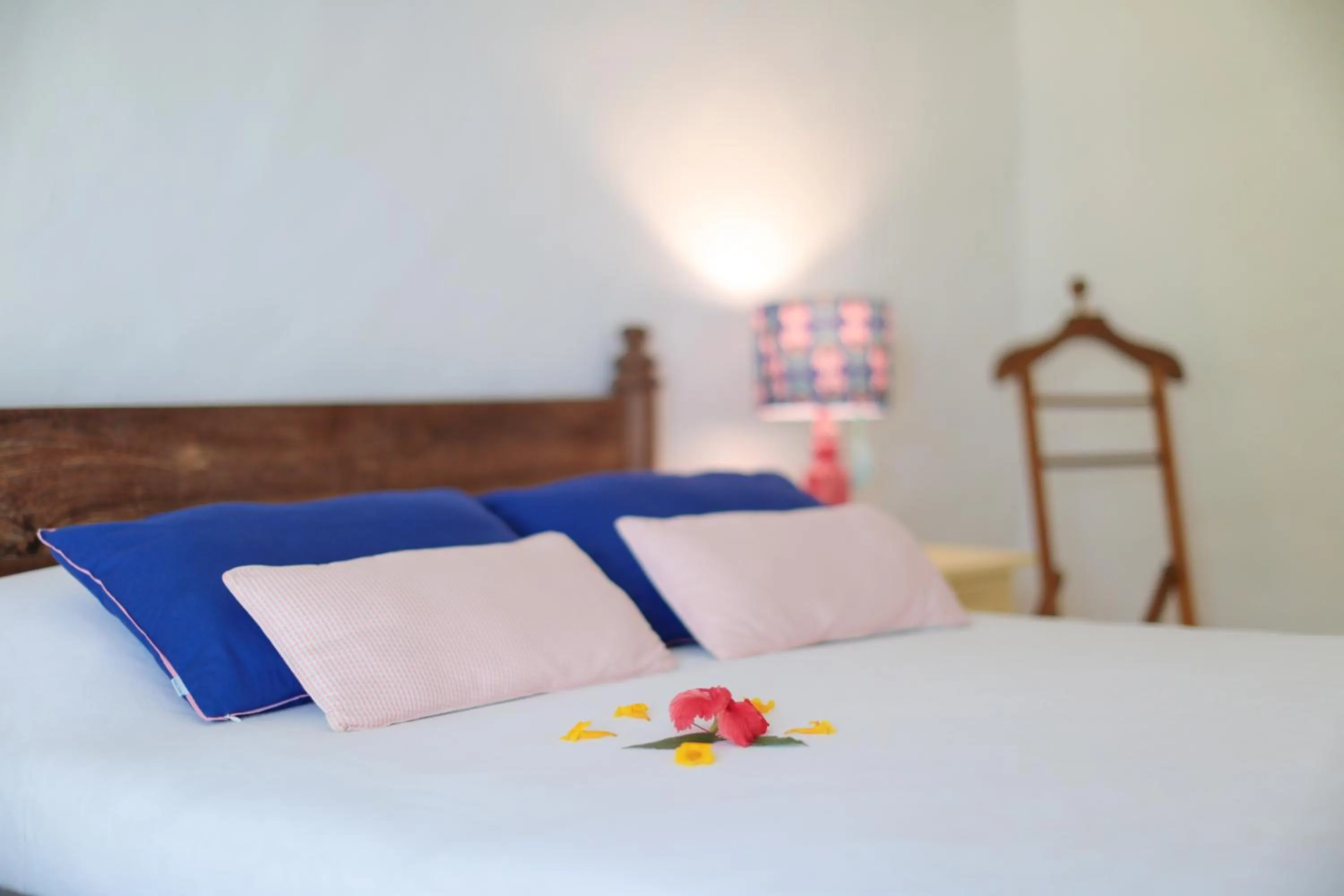 Bed in Pousada Patacho