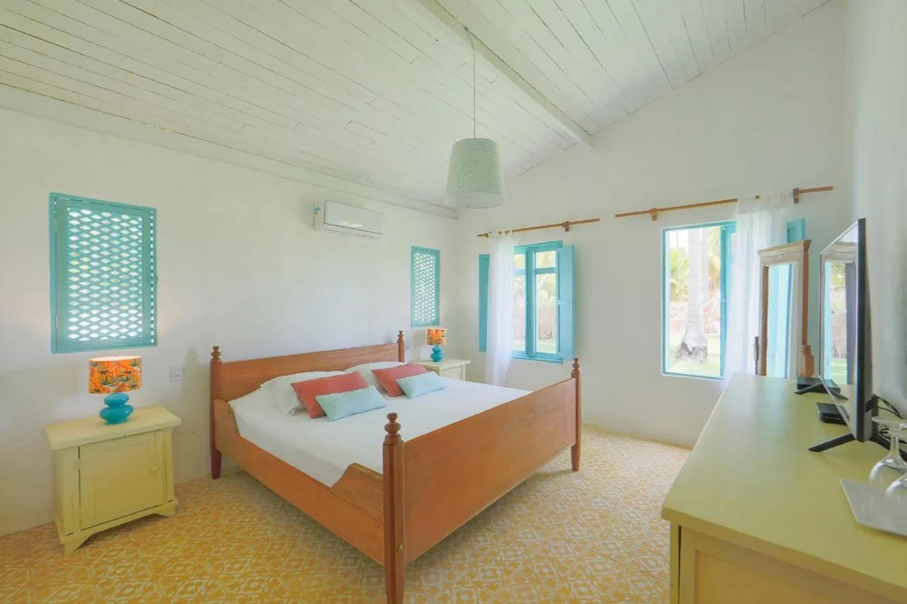 Bed in Pousada Patacho