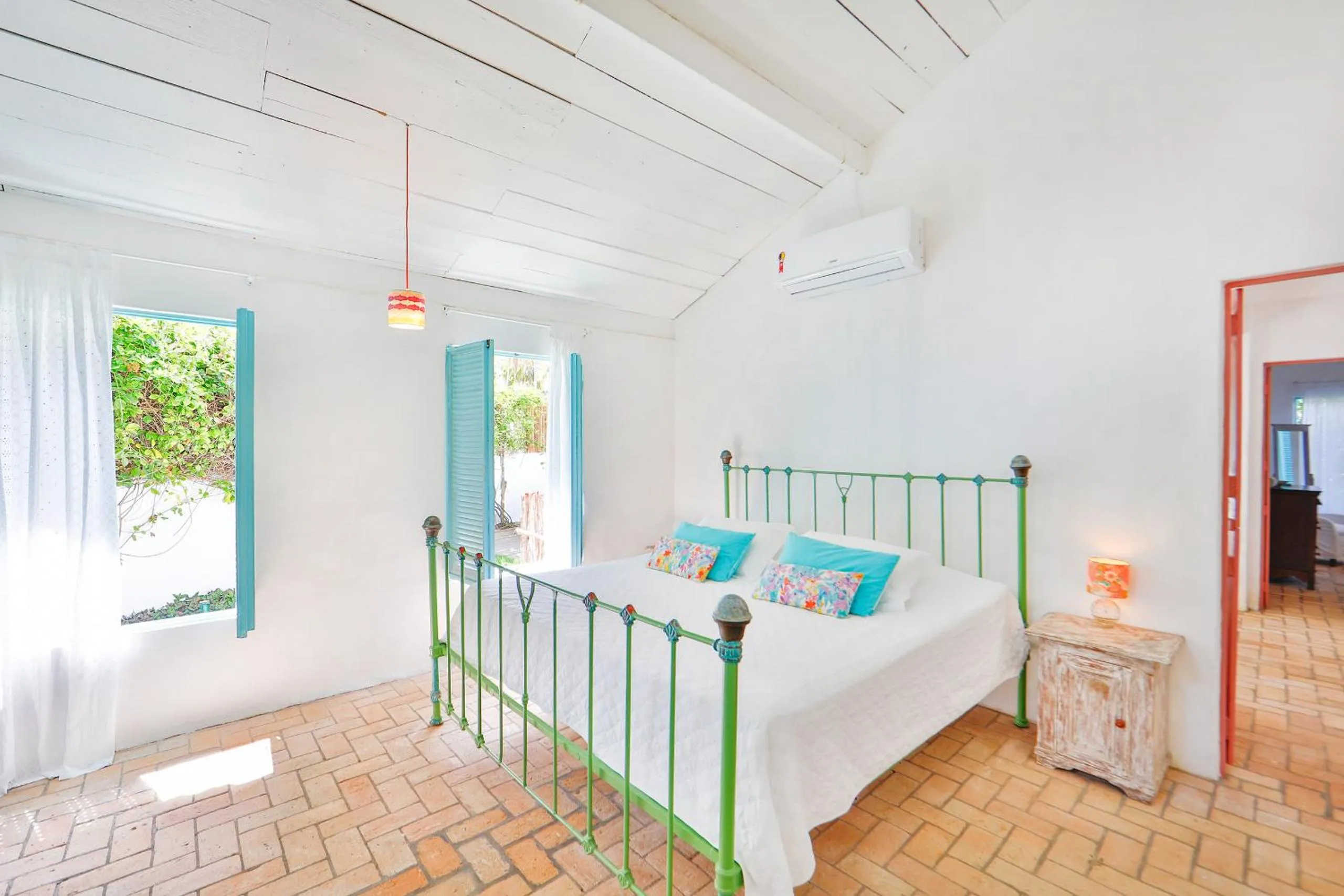 Bed in Pousada Patacho