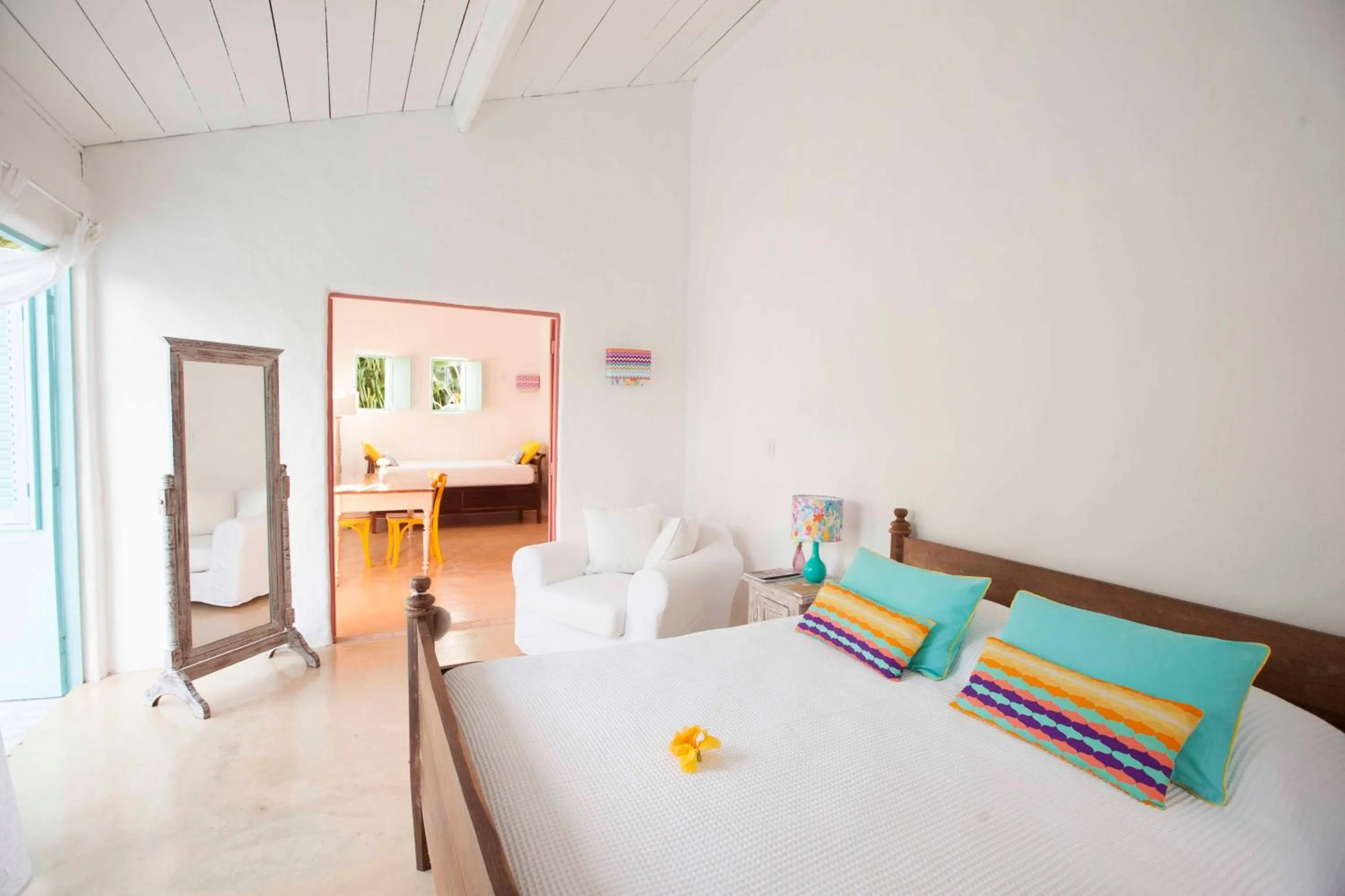 Bed in Pousada Patacho