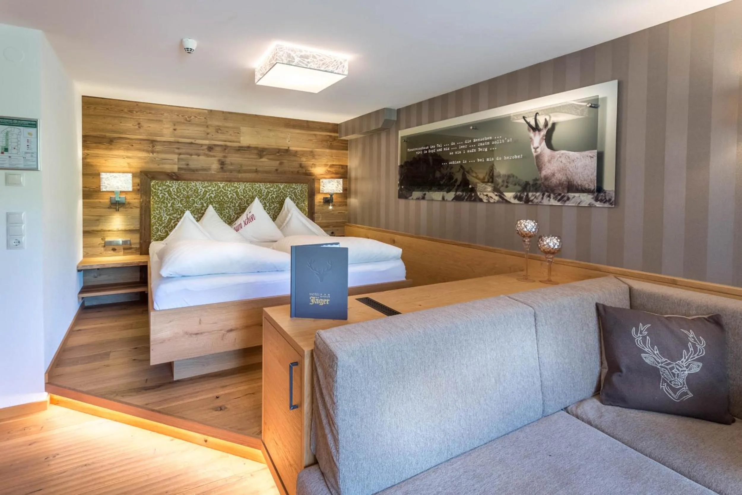 Photo of the whole room, Bed in Hotel Jäger