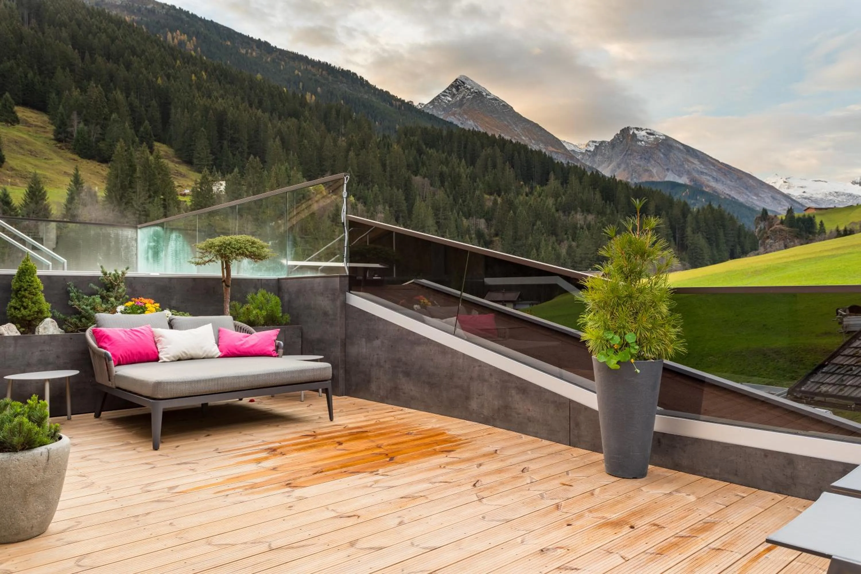 sunbed in Hotel Jäger