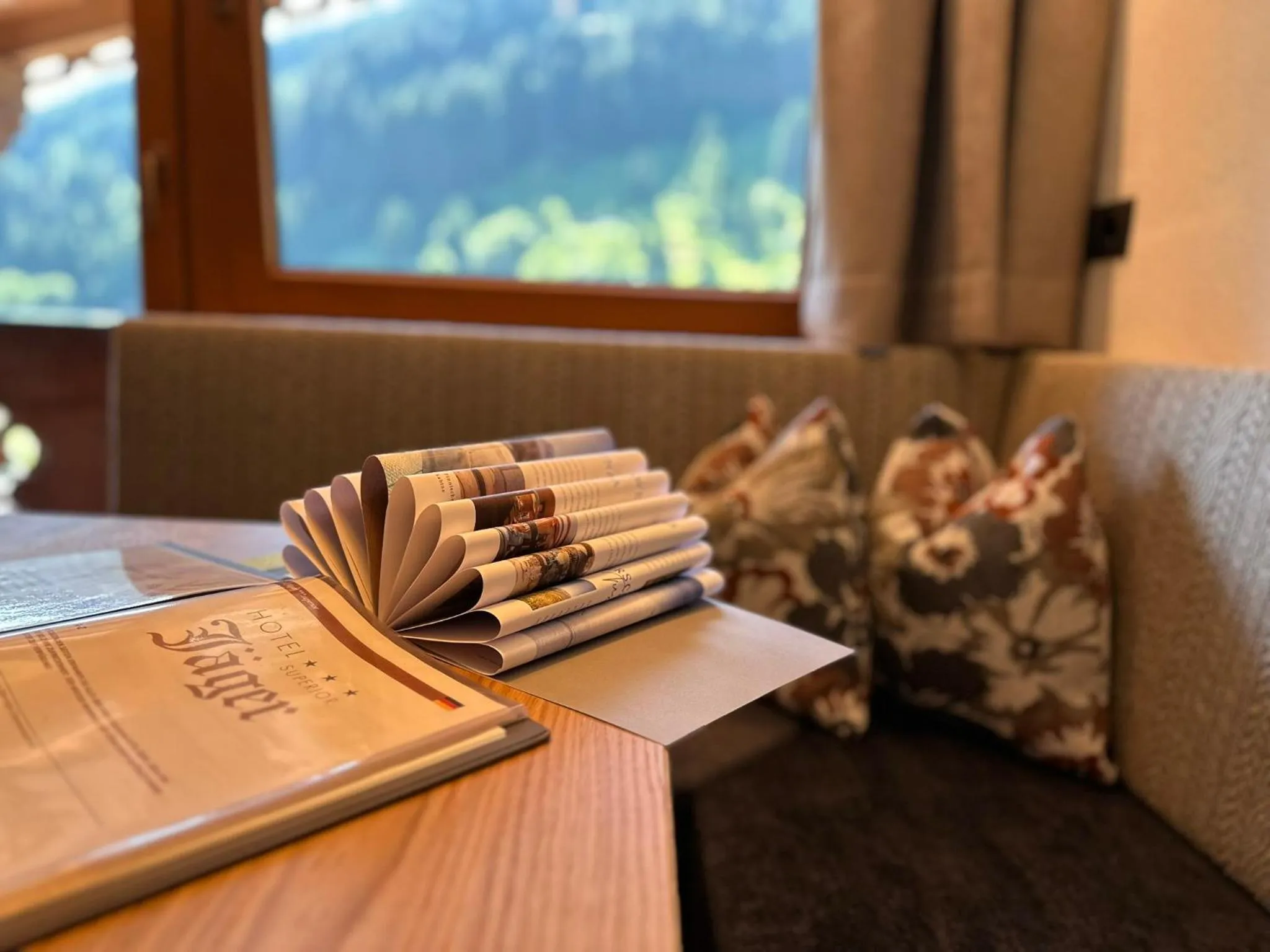 Seating area in Hotel Jäger