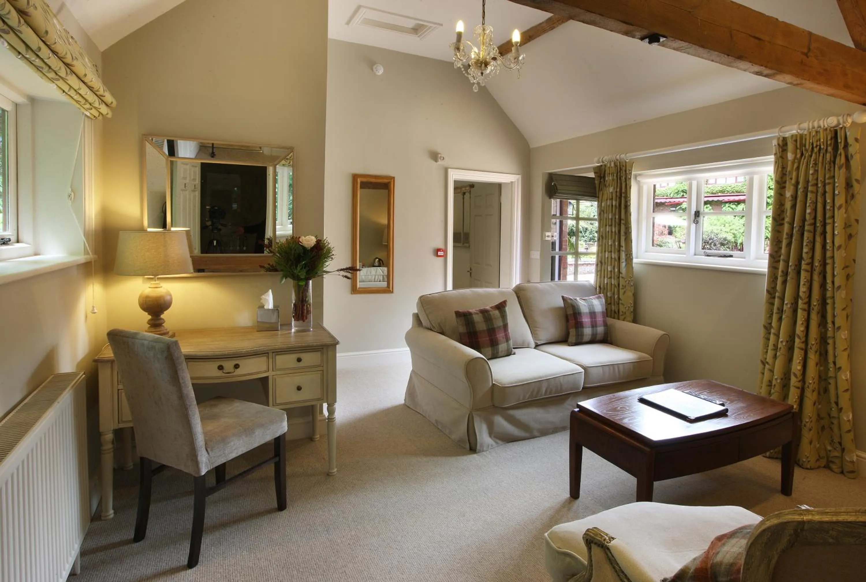 Seating area in The Five Arrows Hotel