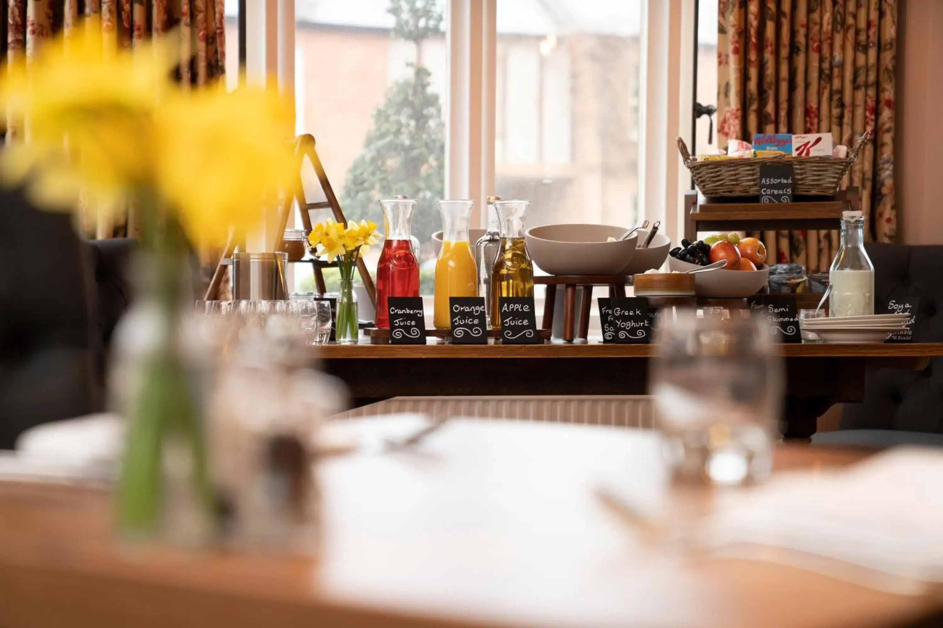 Continental breakfast in The Five Arrows Hotel Continental breakfast in The Five Arrows Hotel