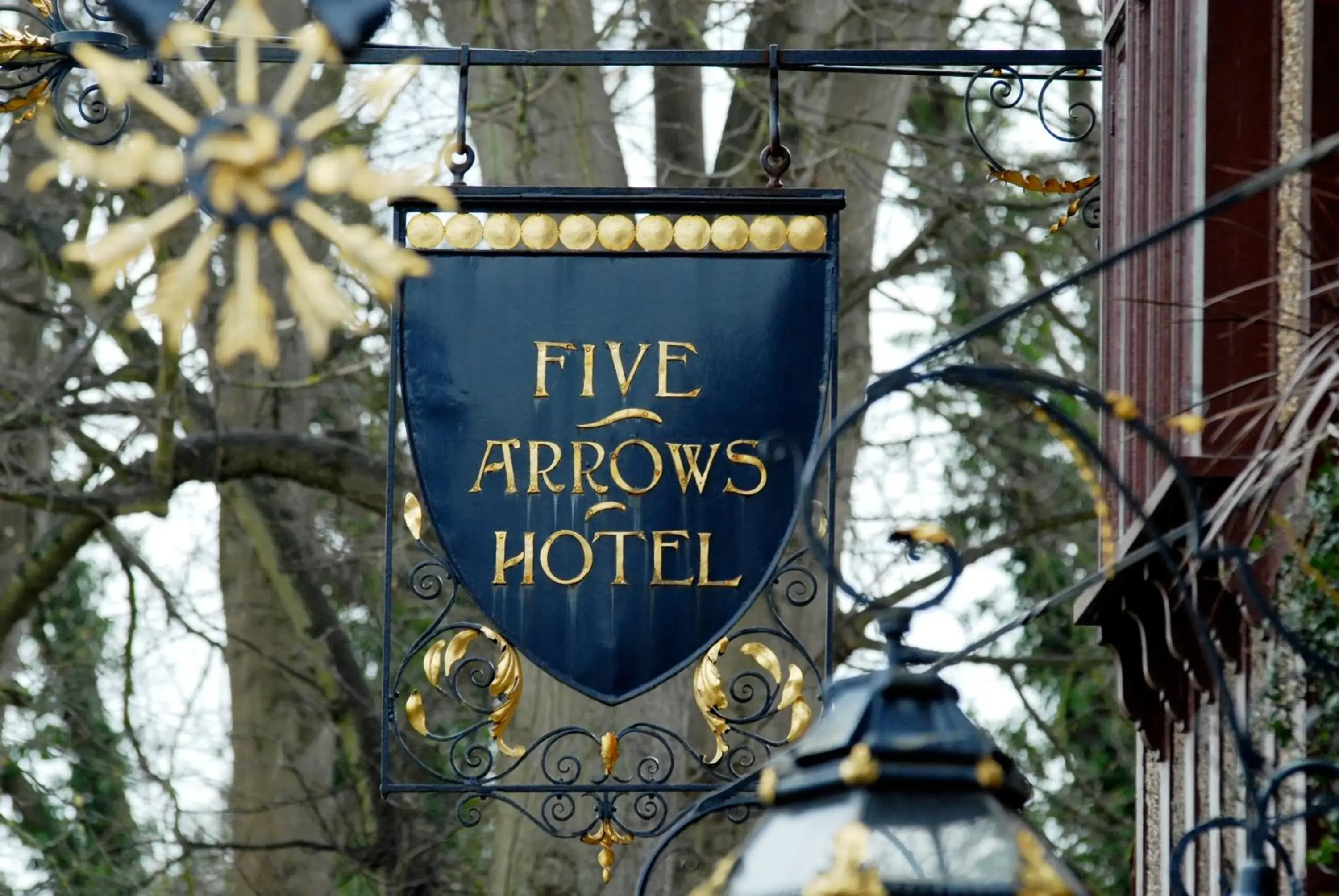 Facade/entrance in The Five Arrows Hotel Facade/entrance in The Five Arrows Hotel