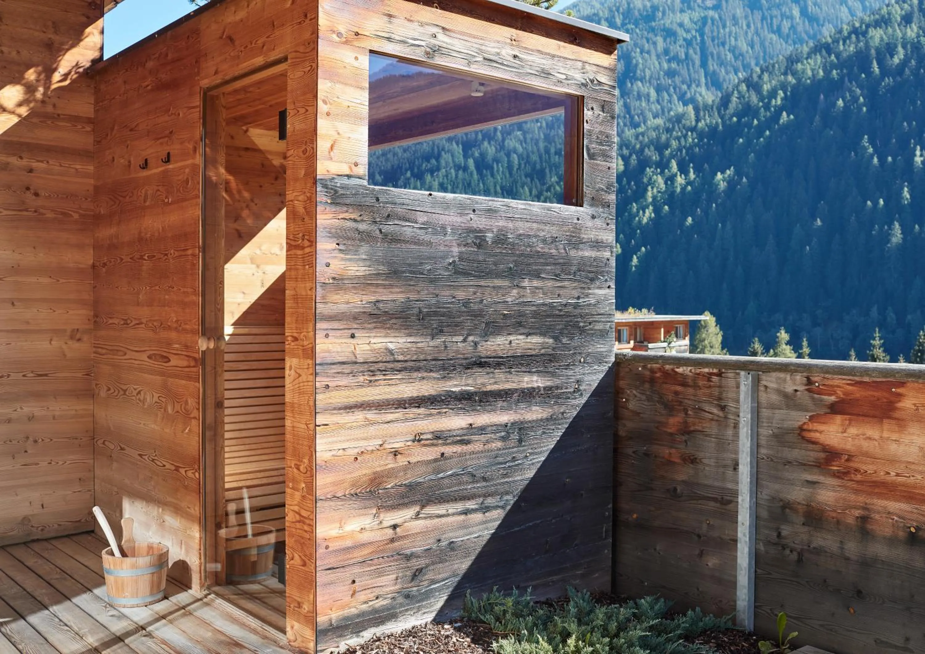 Sauna in Arosea Life Balance Hotel