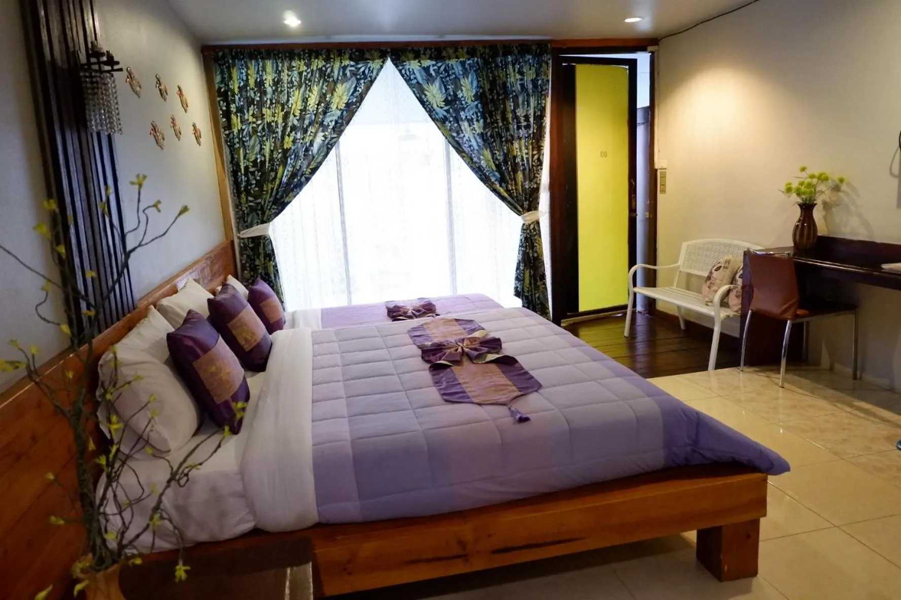 Bed in The Park Ayutthaya Resort And Spa