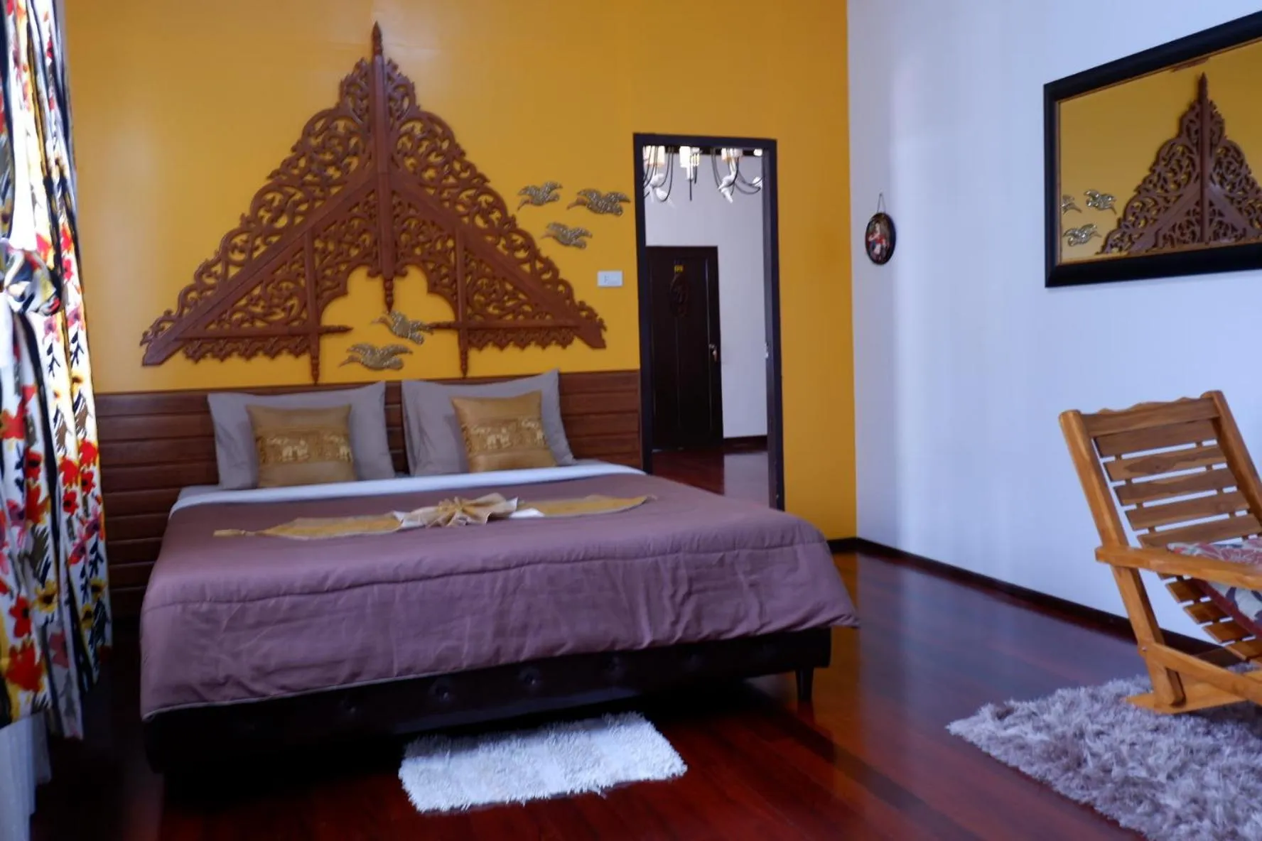 Bed in The Park Ayutthaya Resort And Spa