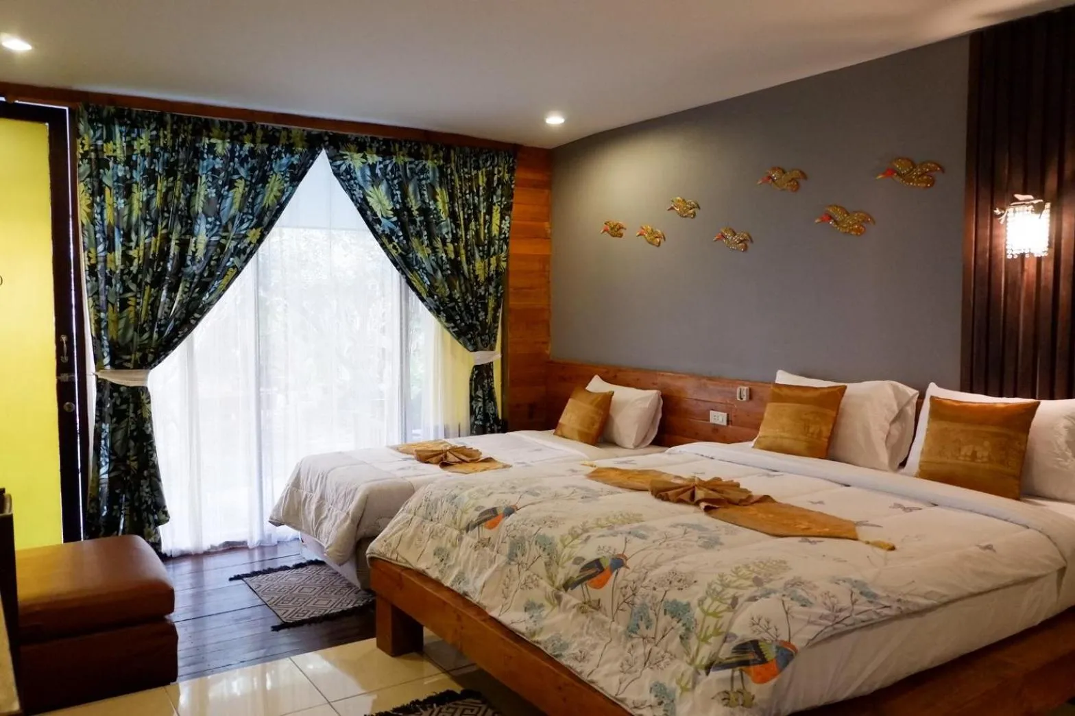 Bed in The Park Ayutthaya Resort And Spa