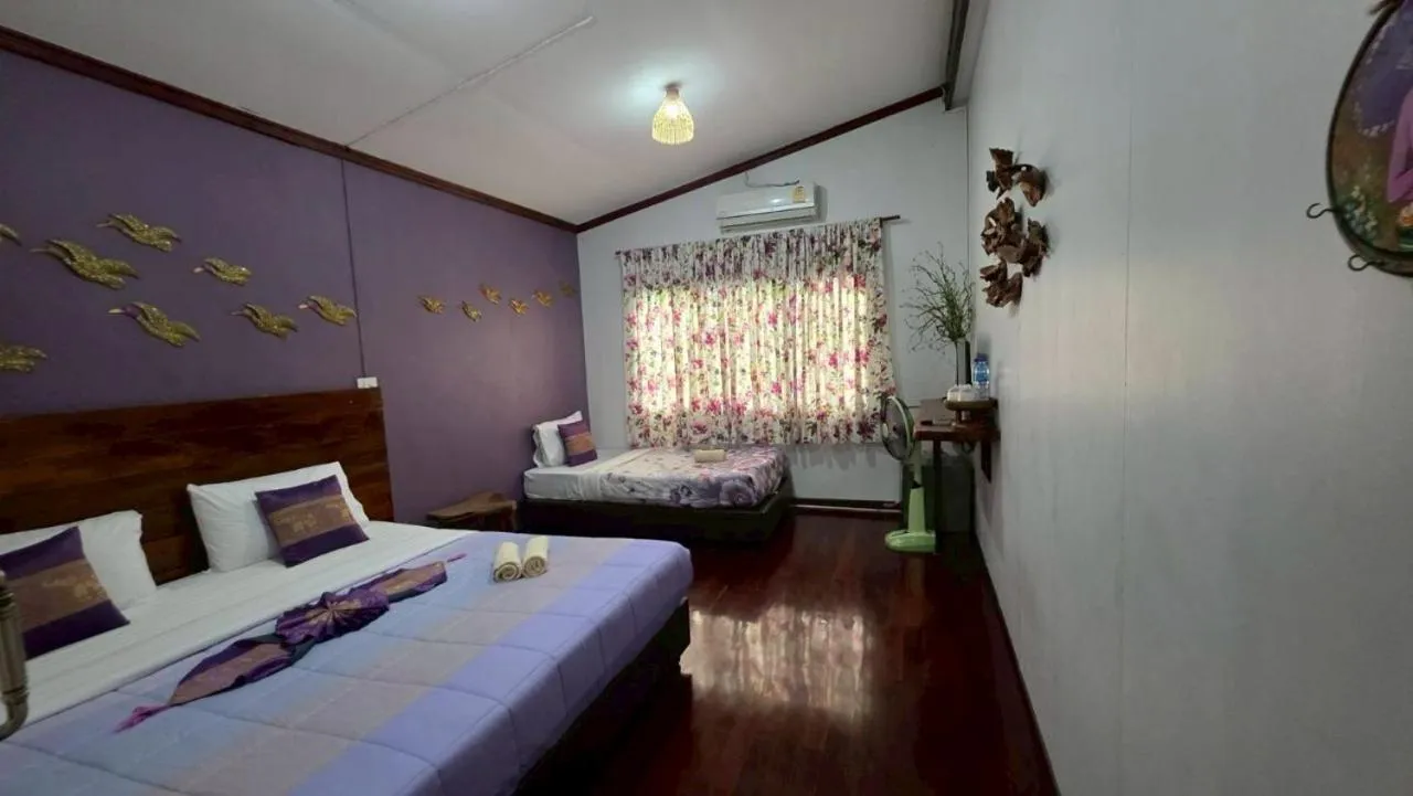 Bed in The Park Ayutthaya Resort And Spa