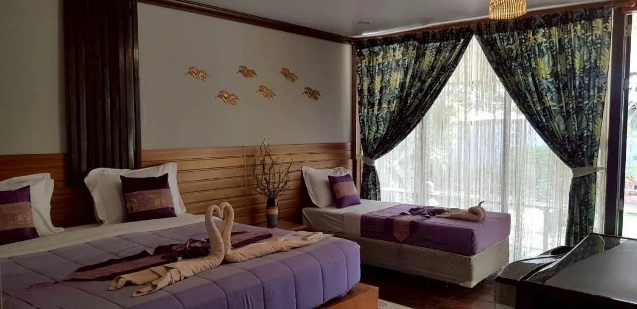 Bed in The Park Ayutthaya Resort And Spa