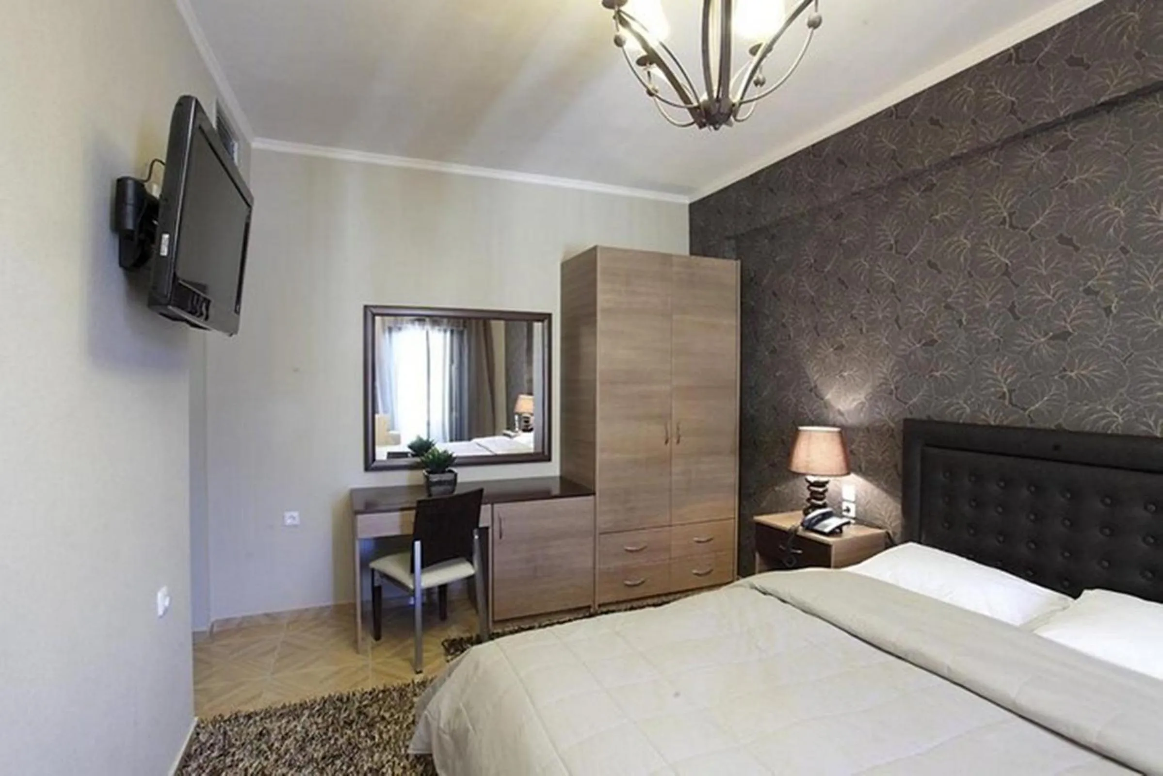 Decorative detail, Bed in Delfini Hotel