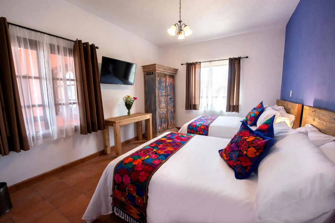 Bed in Hotel Camino Antiguo