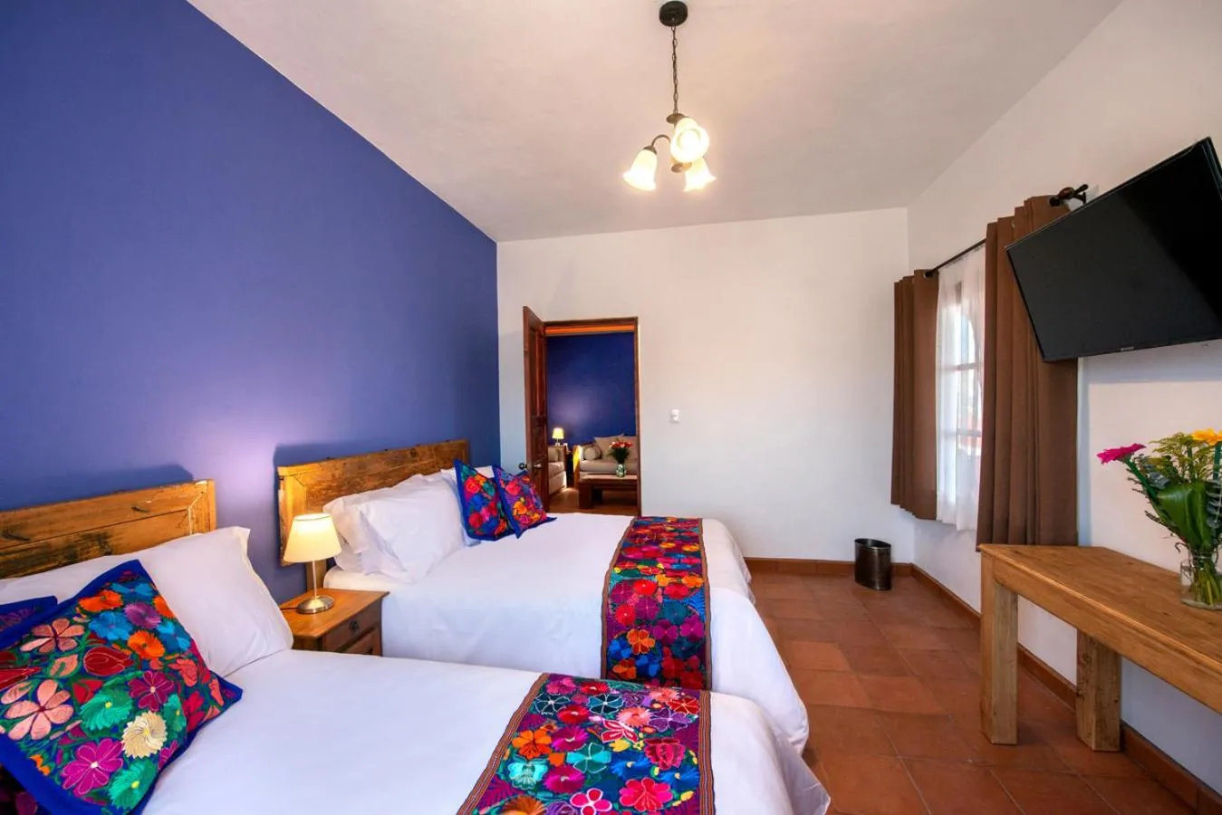 Bed in Hotel Camino Antiguo