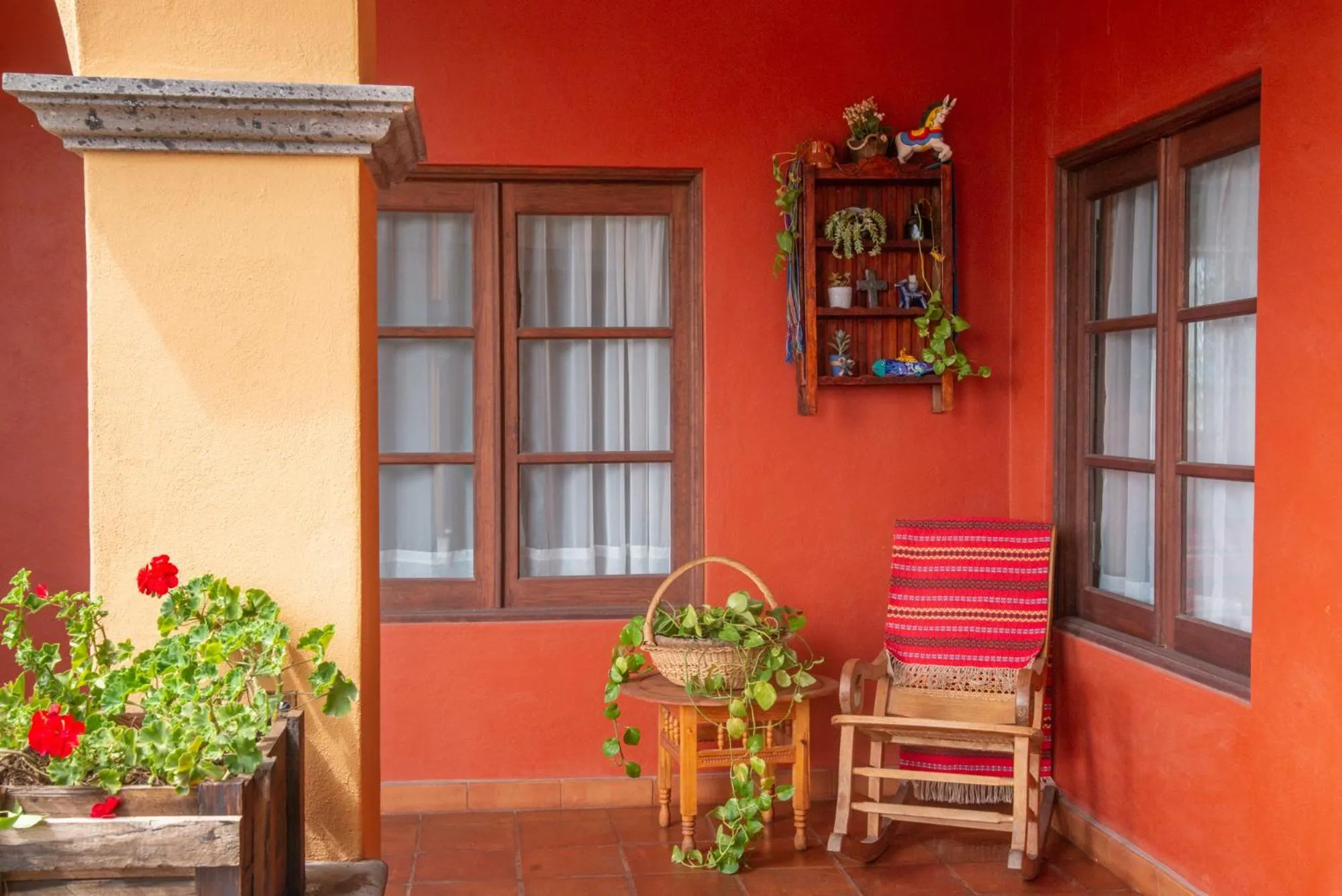 Patio in Hotel Camino Antiguo