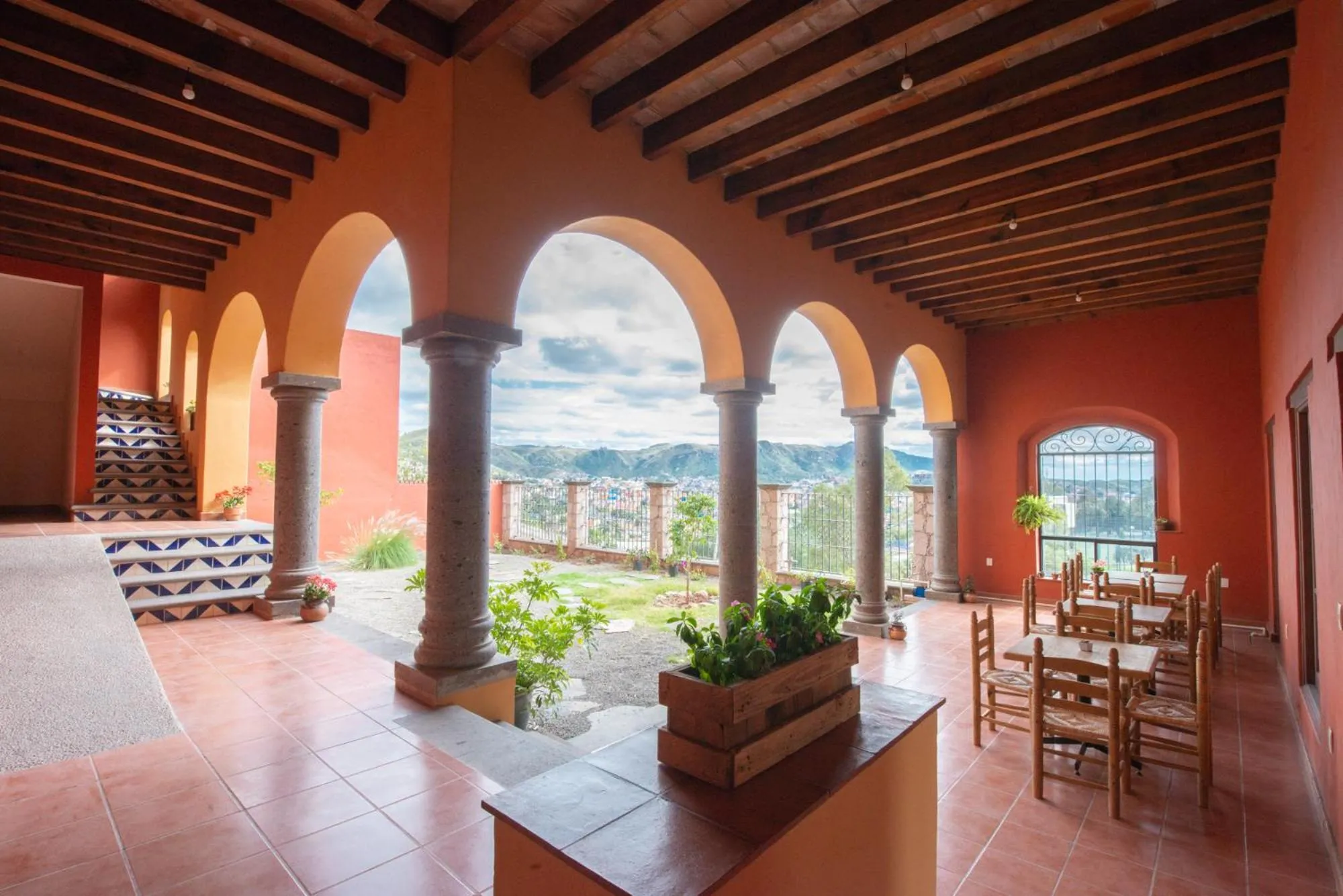 Patio in Hotel Camino Antiguo